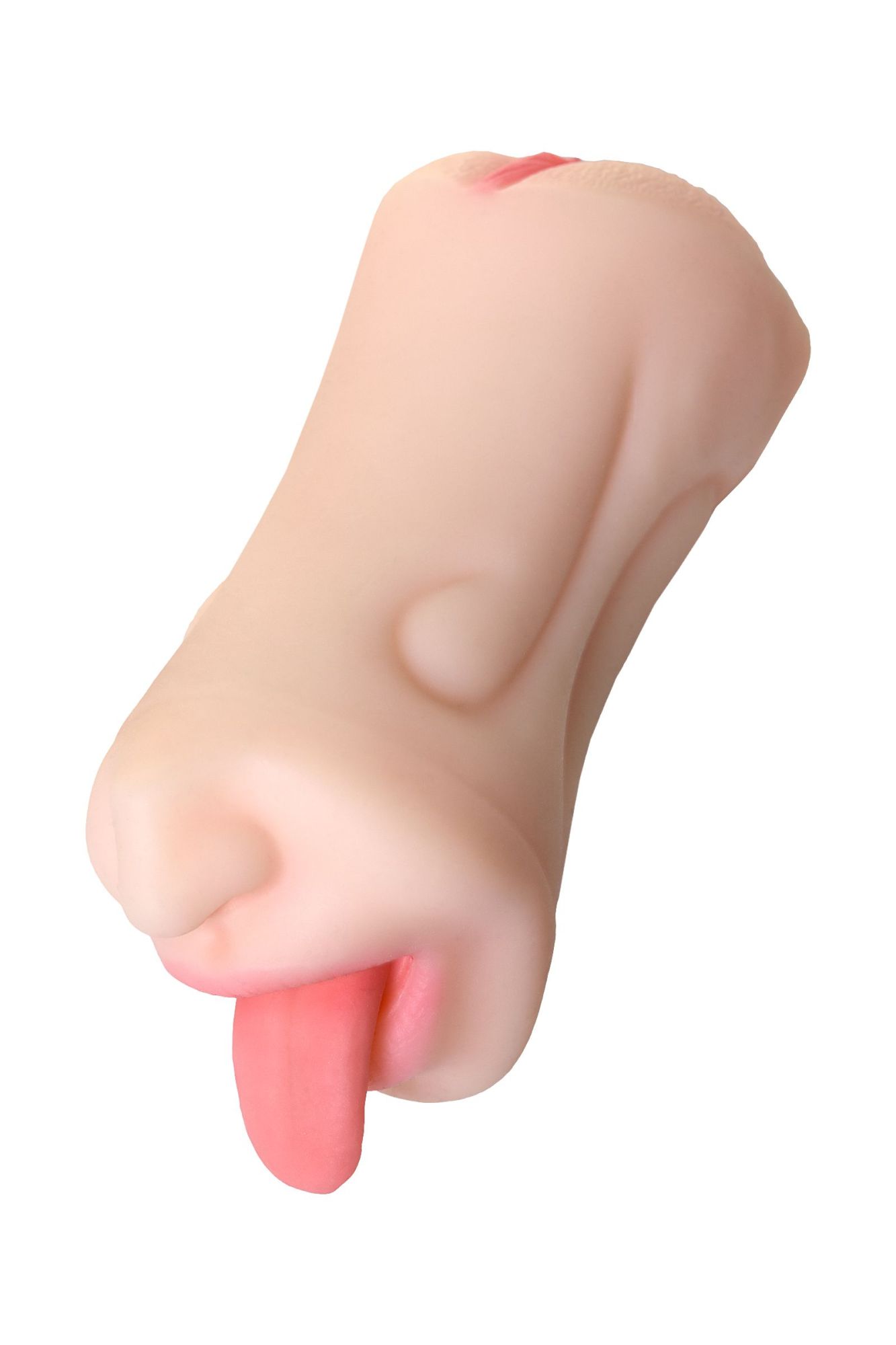 мастурбатор реалистичный toyfa juicy pussy fruity tongue, рот и вагина, tpe, телесный,19 см в СПб