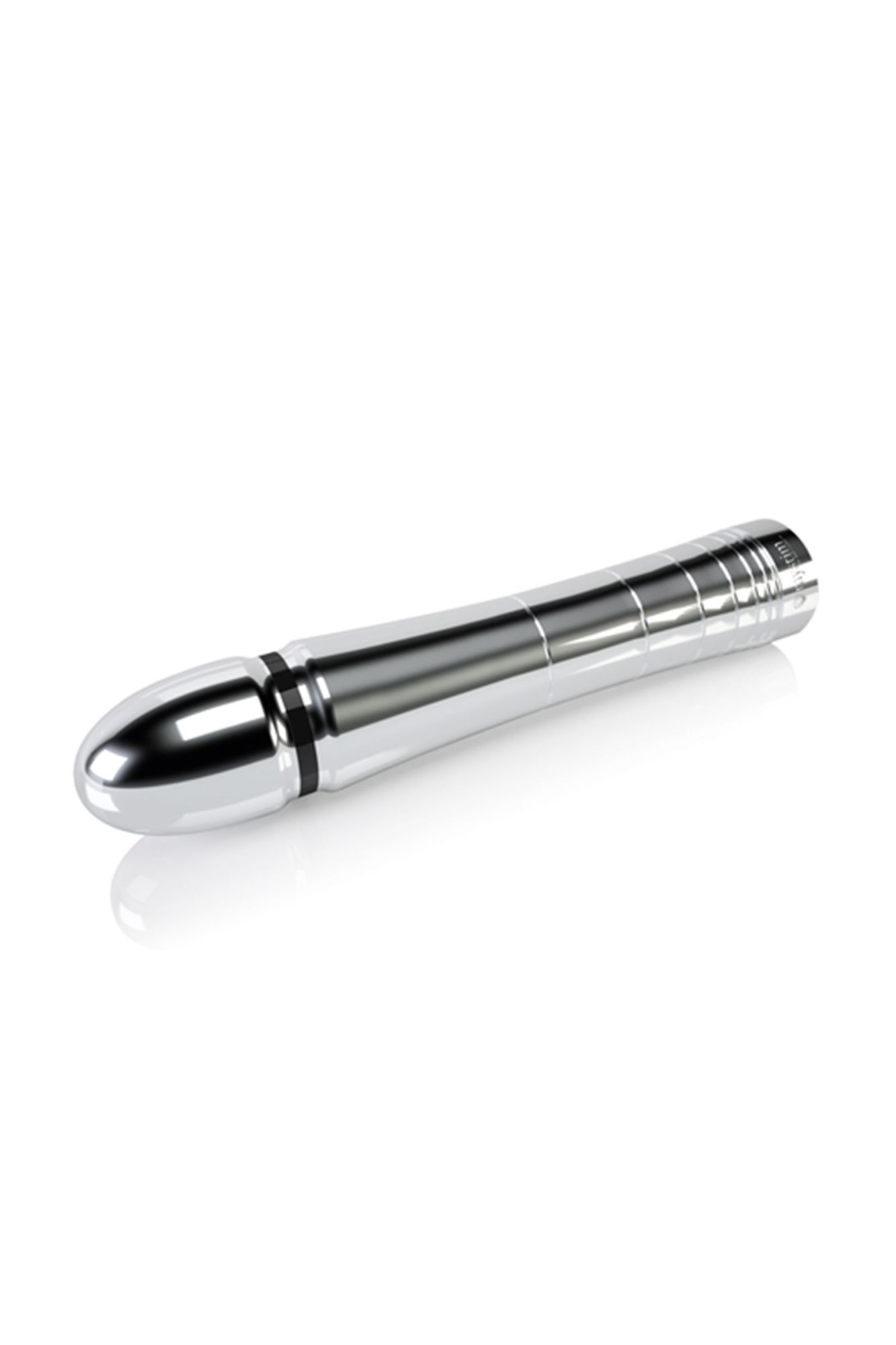 фаллоимитатор mystim glossy glen, электростимуляция, хирургическая сталь, серебряный, 14 см в СПб