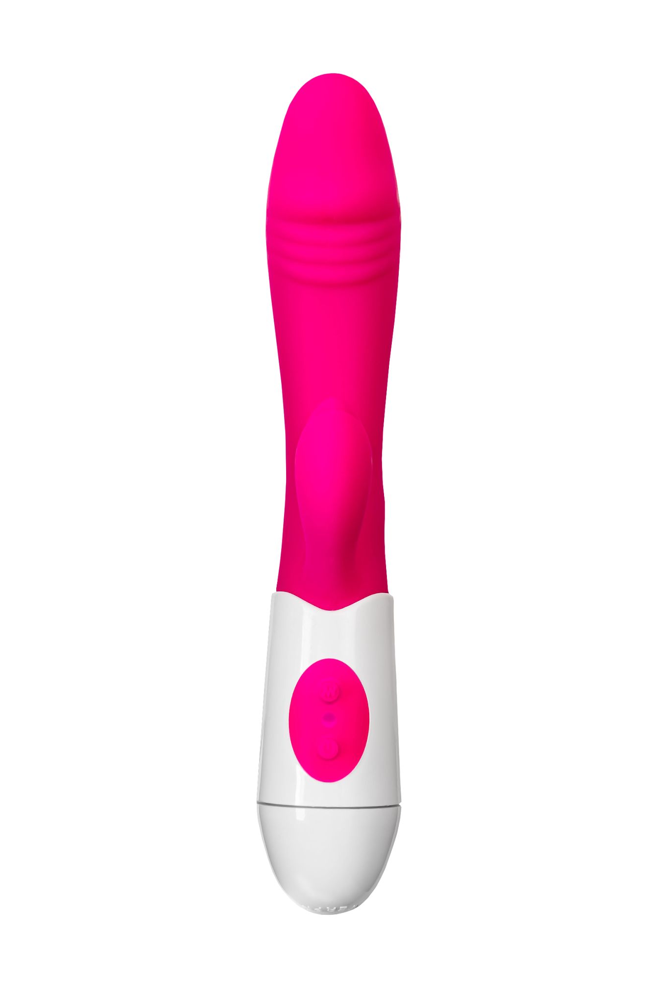 вибратор с клиторальным стимулятором toyfa a-toys area, силикон, розовый, 19,5 см в СПб