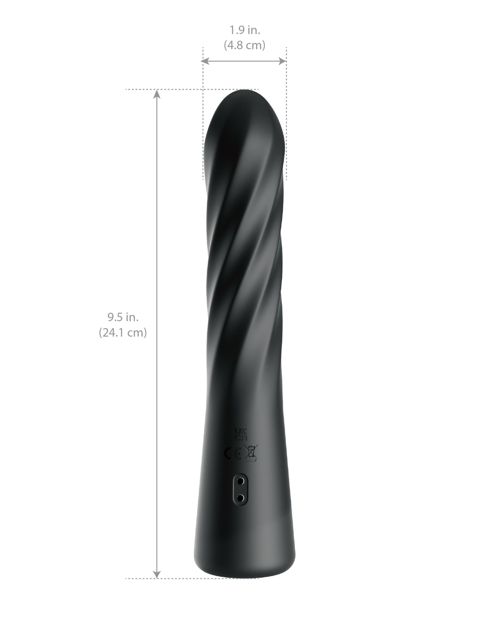 анальный вибростимулятор с вращением и фрикциями twist ecstasy 480023pd в СПб