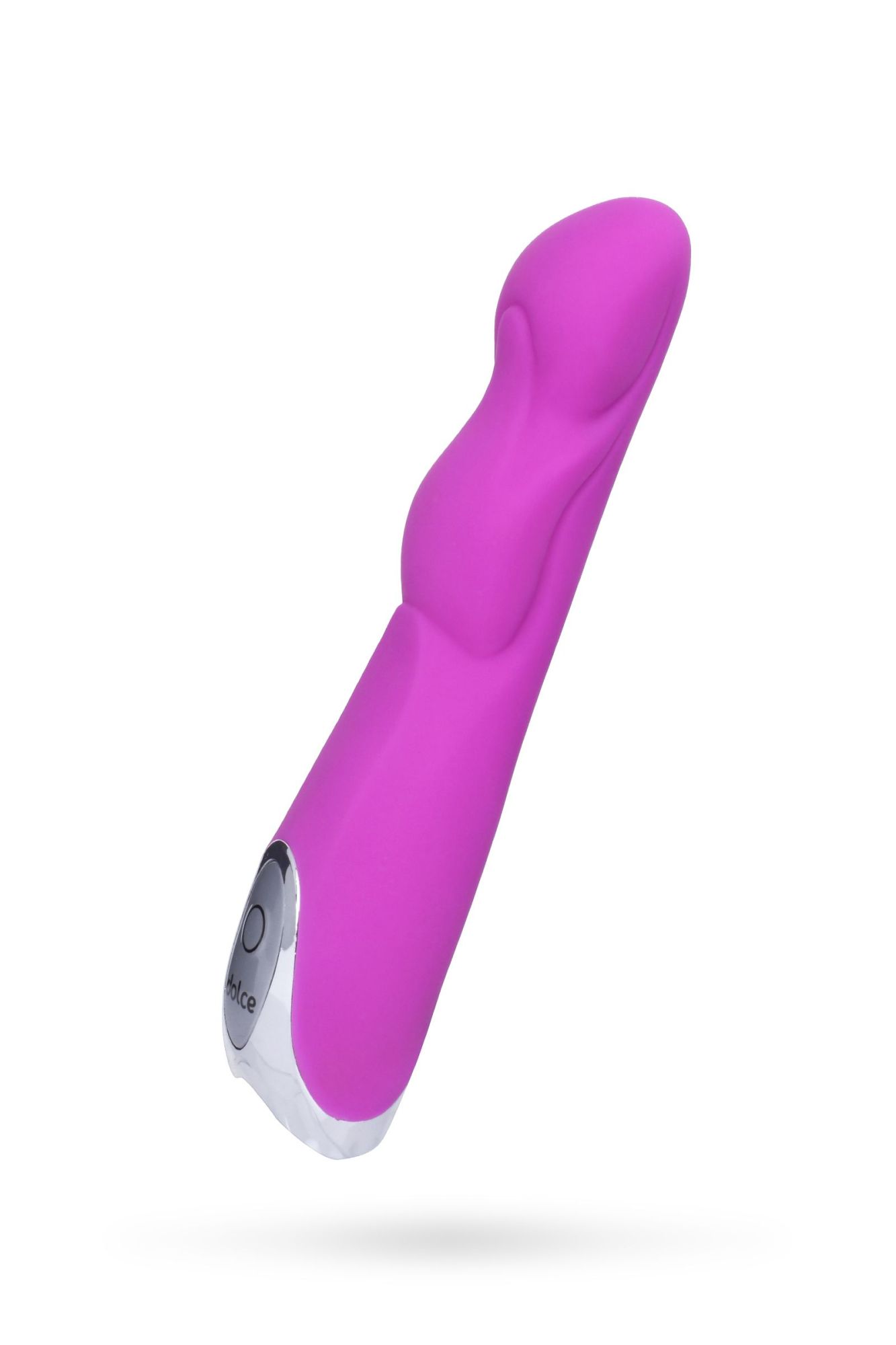 вибратор toyfa dolce leo, силикон, розовый, 16,5см в СПб