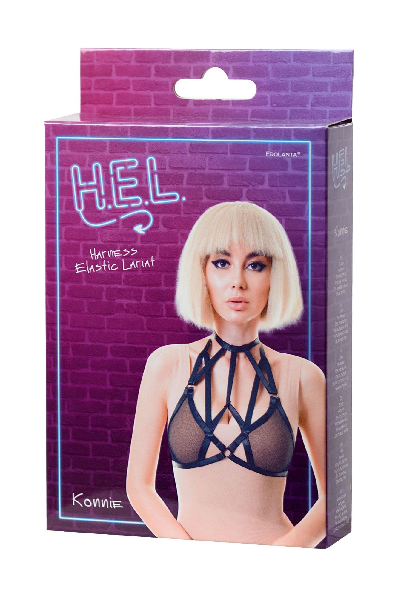 Эротическое стреп h.e.l. konnie, текстиль, черный, os в СПб