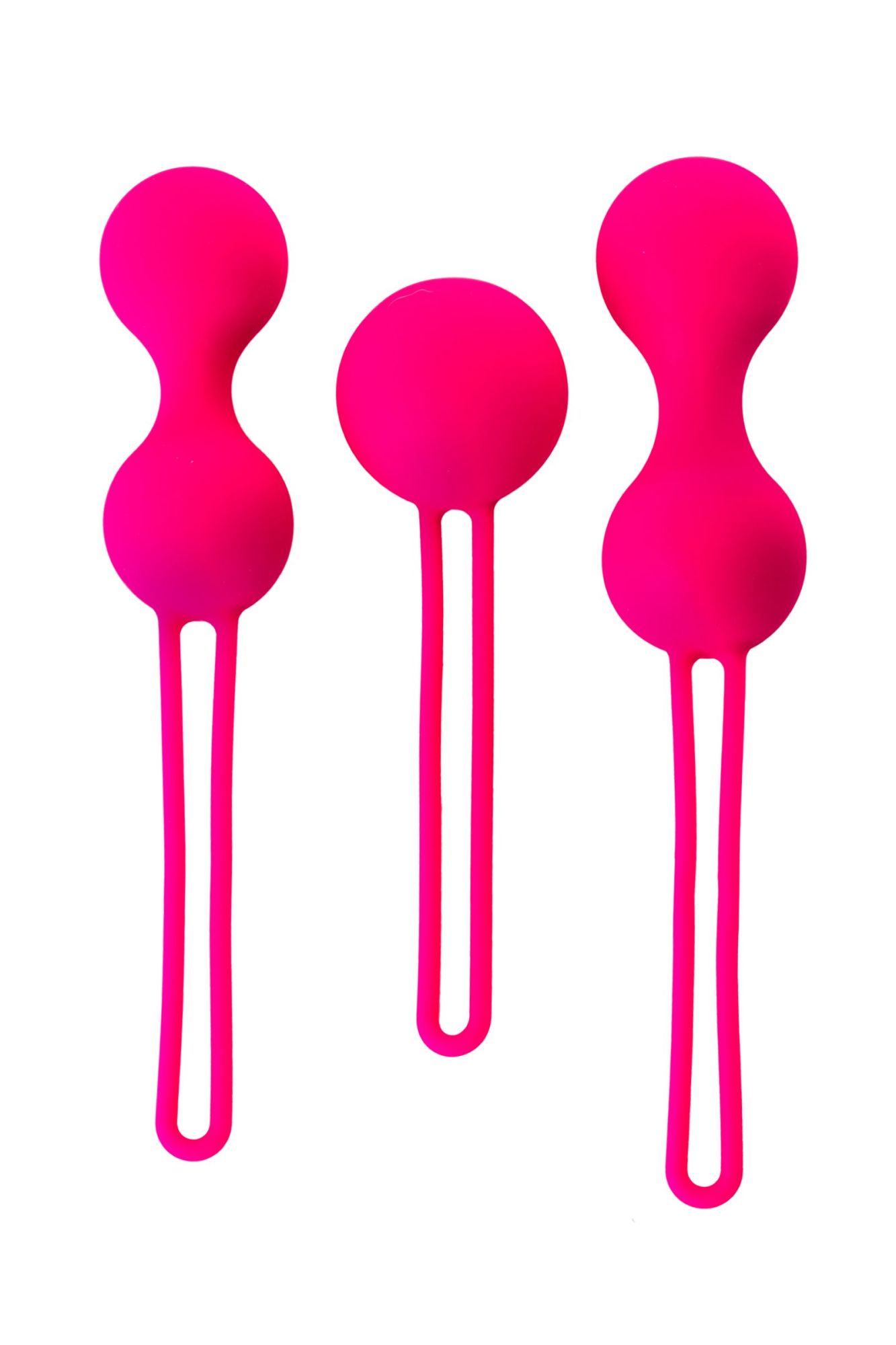 вагинальные шарики a-toys by toyfa redvil, силикон, розовые, 16,5 см в СПб