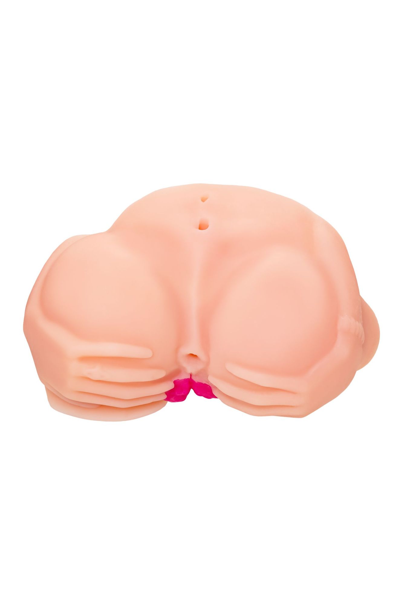 мастурбатор реалистичный toyfa juicy pussy nicole с вибрацией, вагина и анус, tpr, телесный, 19 см в СПб