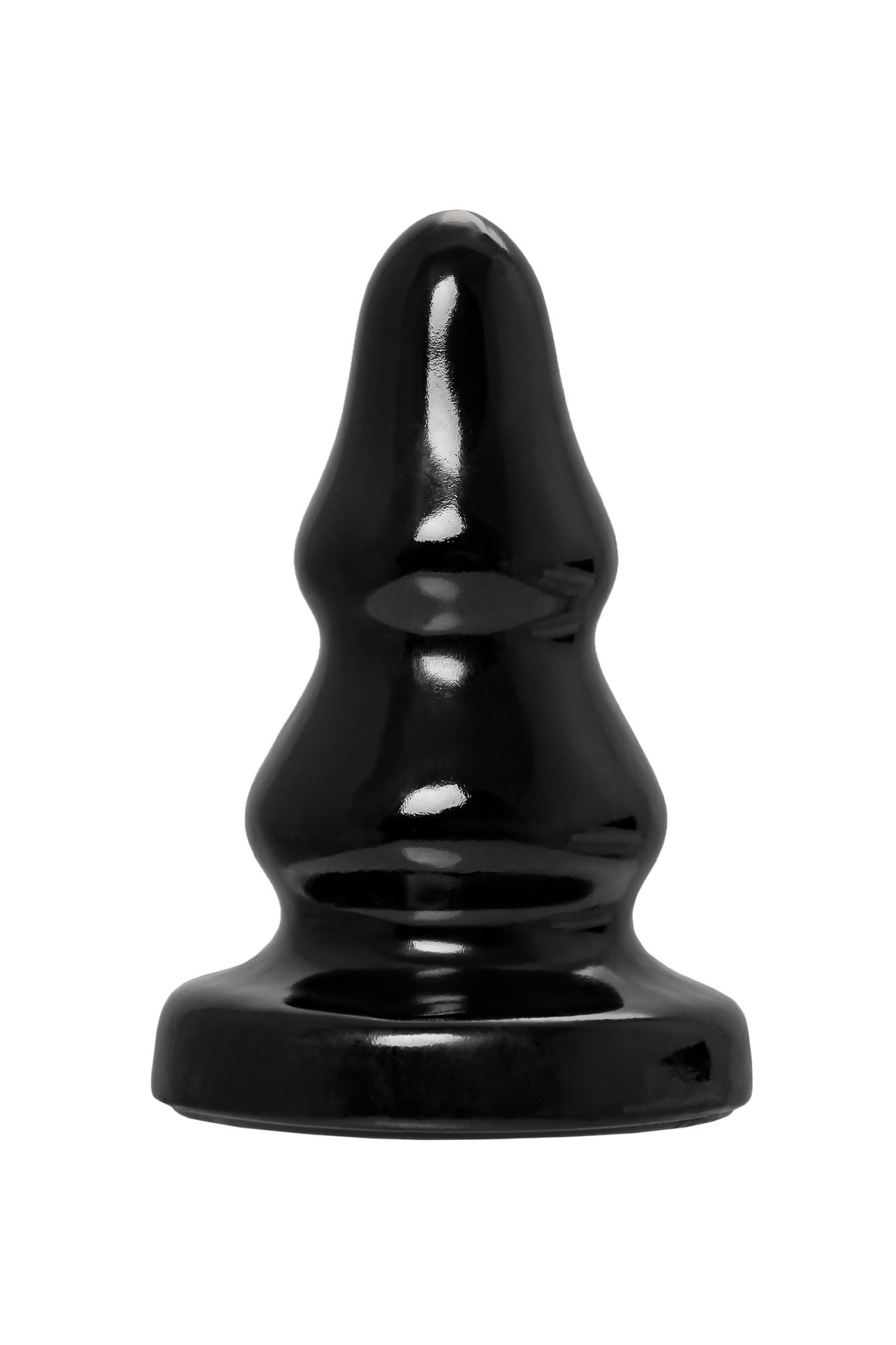 анальная втулка toyfa popo pleasure monoceros, pvc, черная, 15 см, ø 7 см в СПб