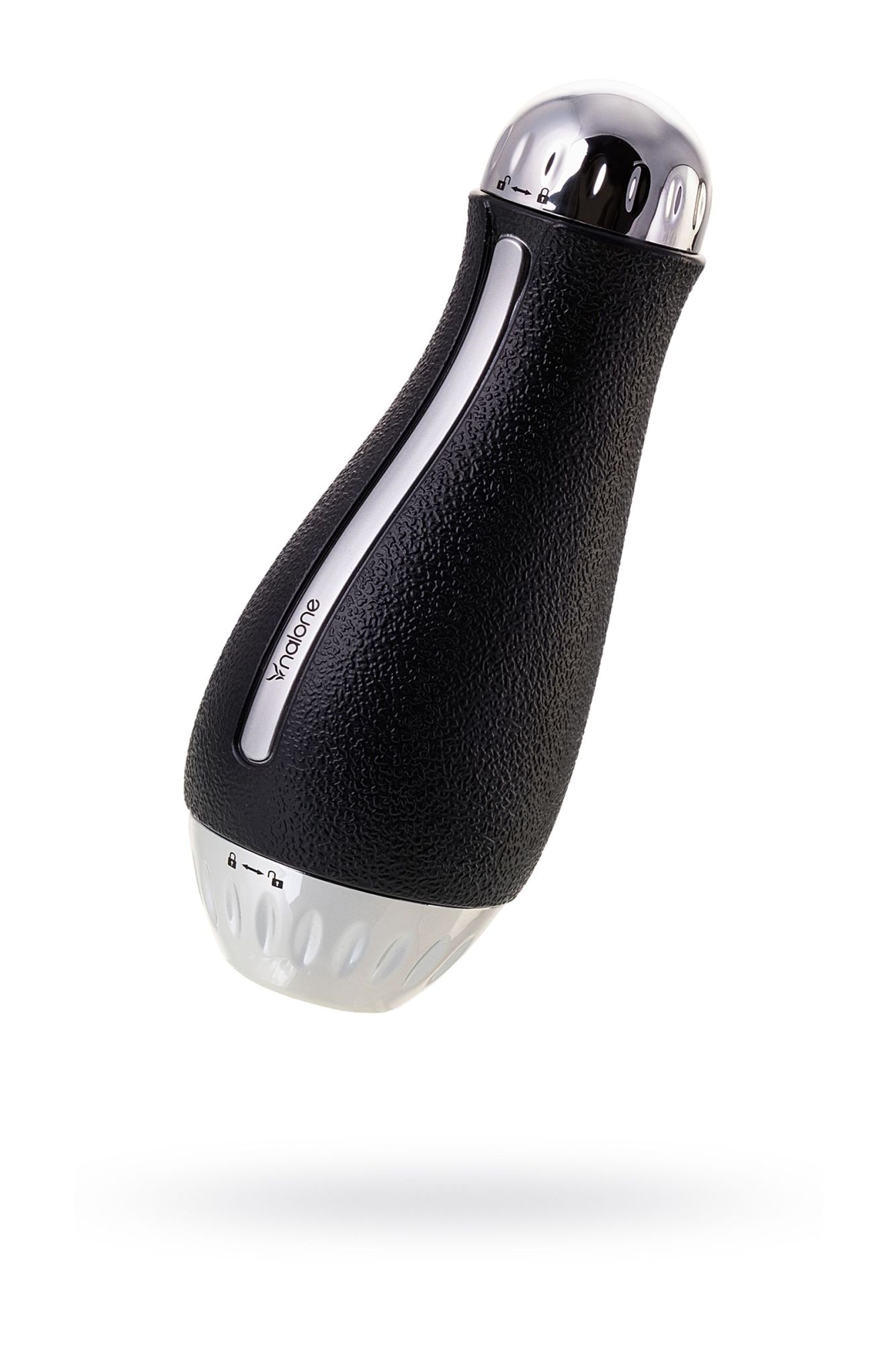 мастурбатор нереалистичный nalone bling, tpe, чёрный, 19,8 см в СПб