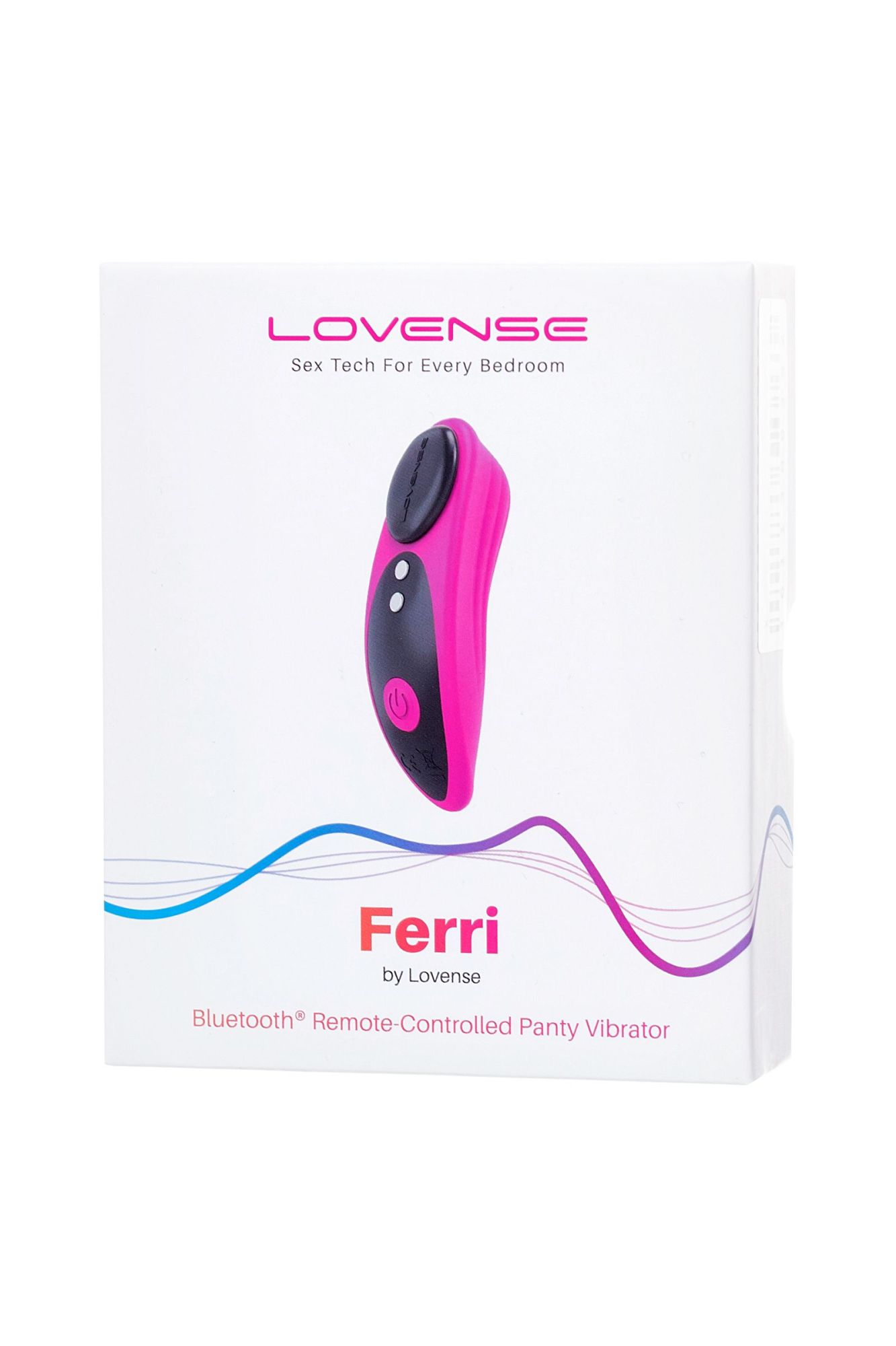 вибростимулятор клитора в трусики lovense ferri, силикон, розовый, 7,4 см в СПб