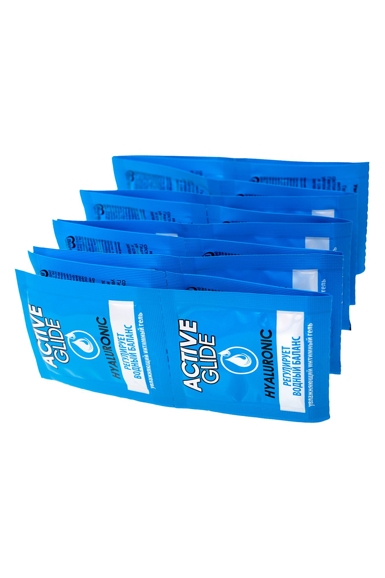 увлажняющий интимный гель active glide hyaluronic, 3 г 20шт в упаковке в СПб