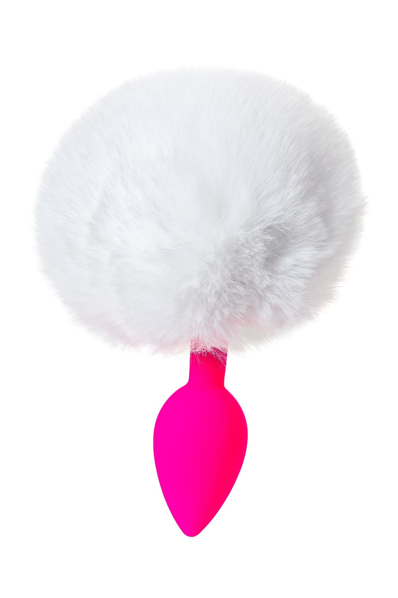 анальная втулка с хвостом todo by toyfa sweet bunny, силикон, розовая, 13 см, ø 2,8 см, 43 г в СПб