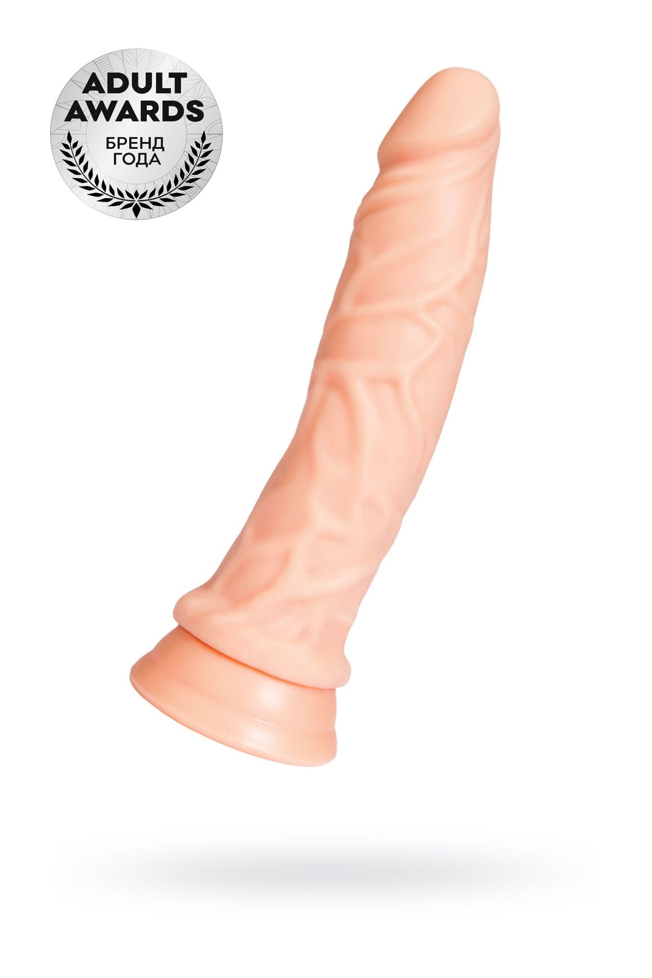 реалистичный фаллоимитатор toyfa  a-toys nill, tpe, телесный, 19 см в СПб