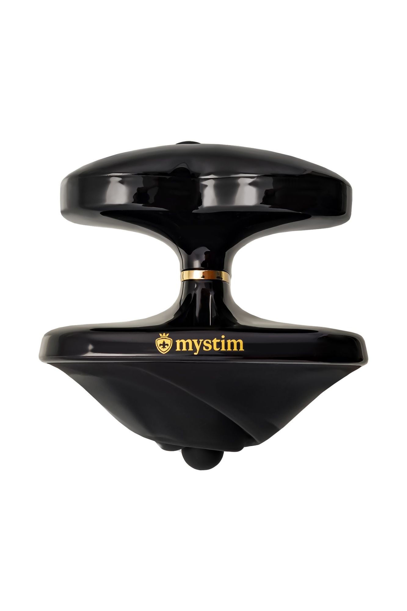 вибратор mystim heart ́s desire с электростимуляцией, силикон, черный, 6,7 см в СПб