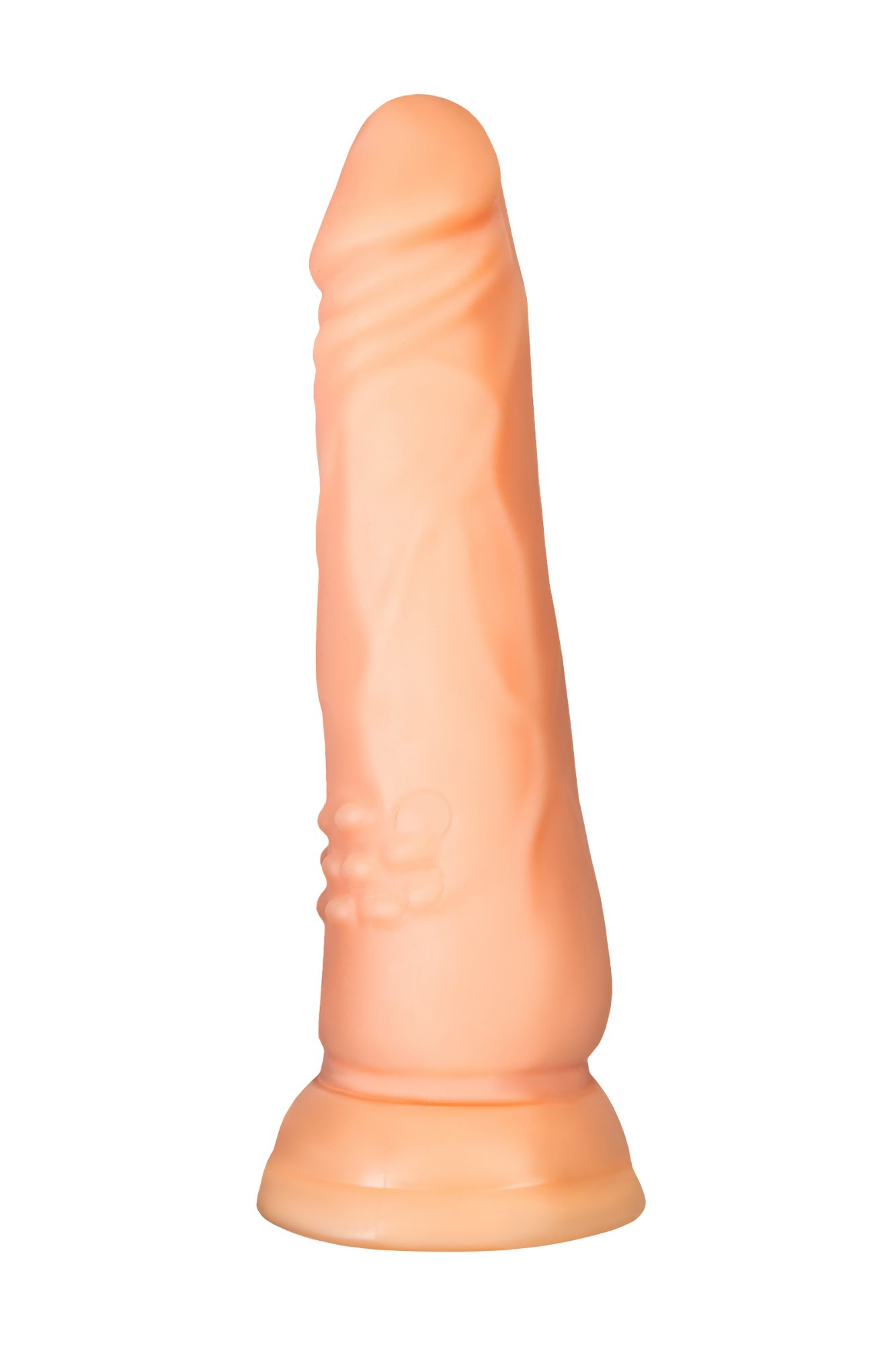 реалистичный фаллоимитатор a-toys by toyfa, tpe, телесный, 18 см в СПб