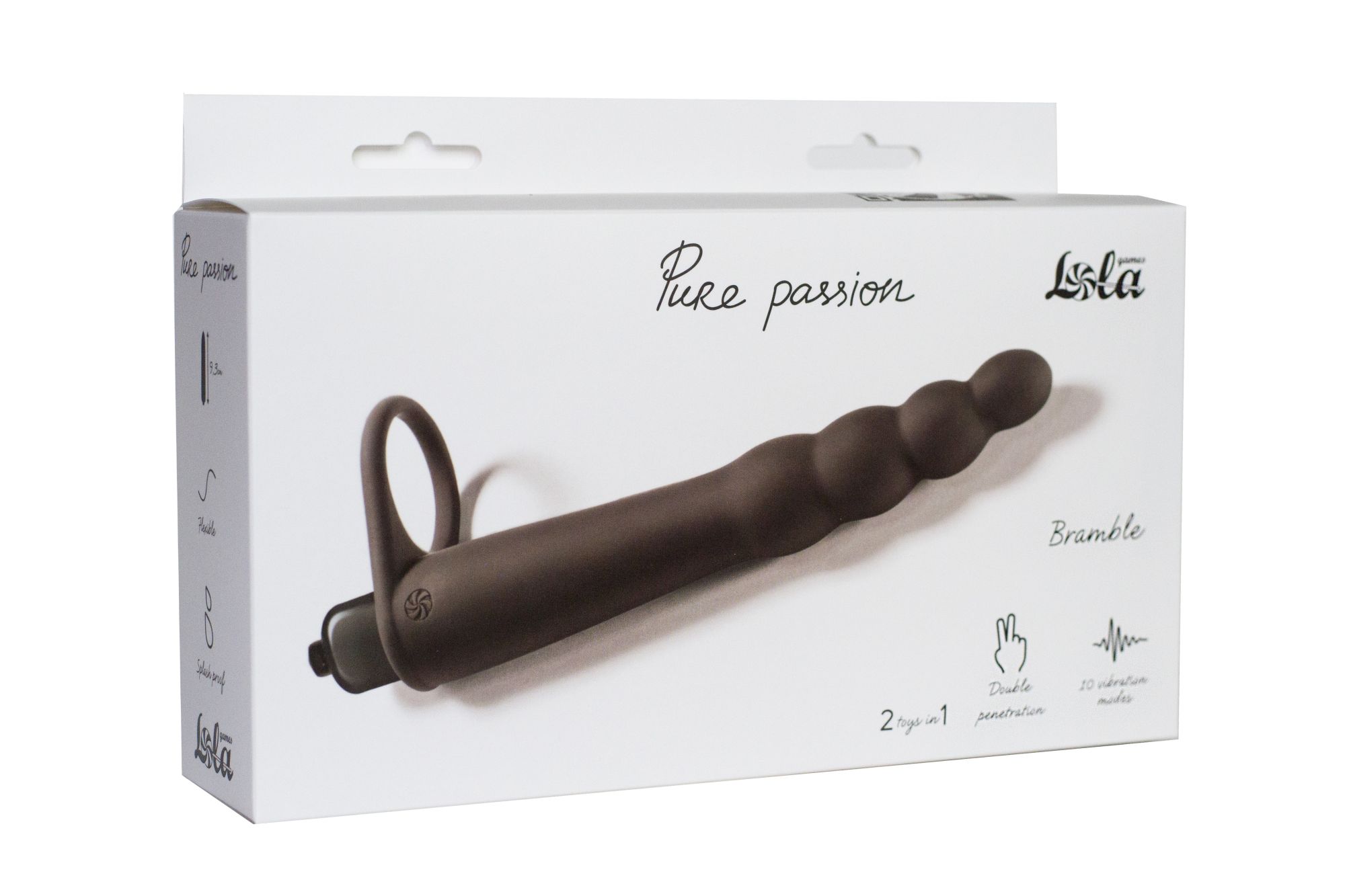 вибронасадка для двойного проникновения pure passion bramble black 1201-01lola в СПб