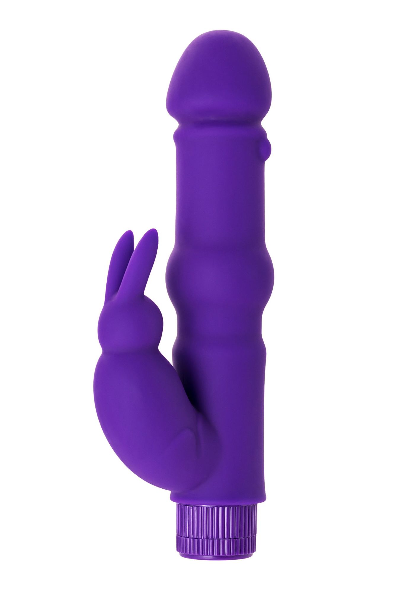 нереалистичный вибратор toyfa a-toys, силикон, фиолетовый, 18 см в СПб