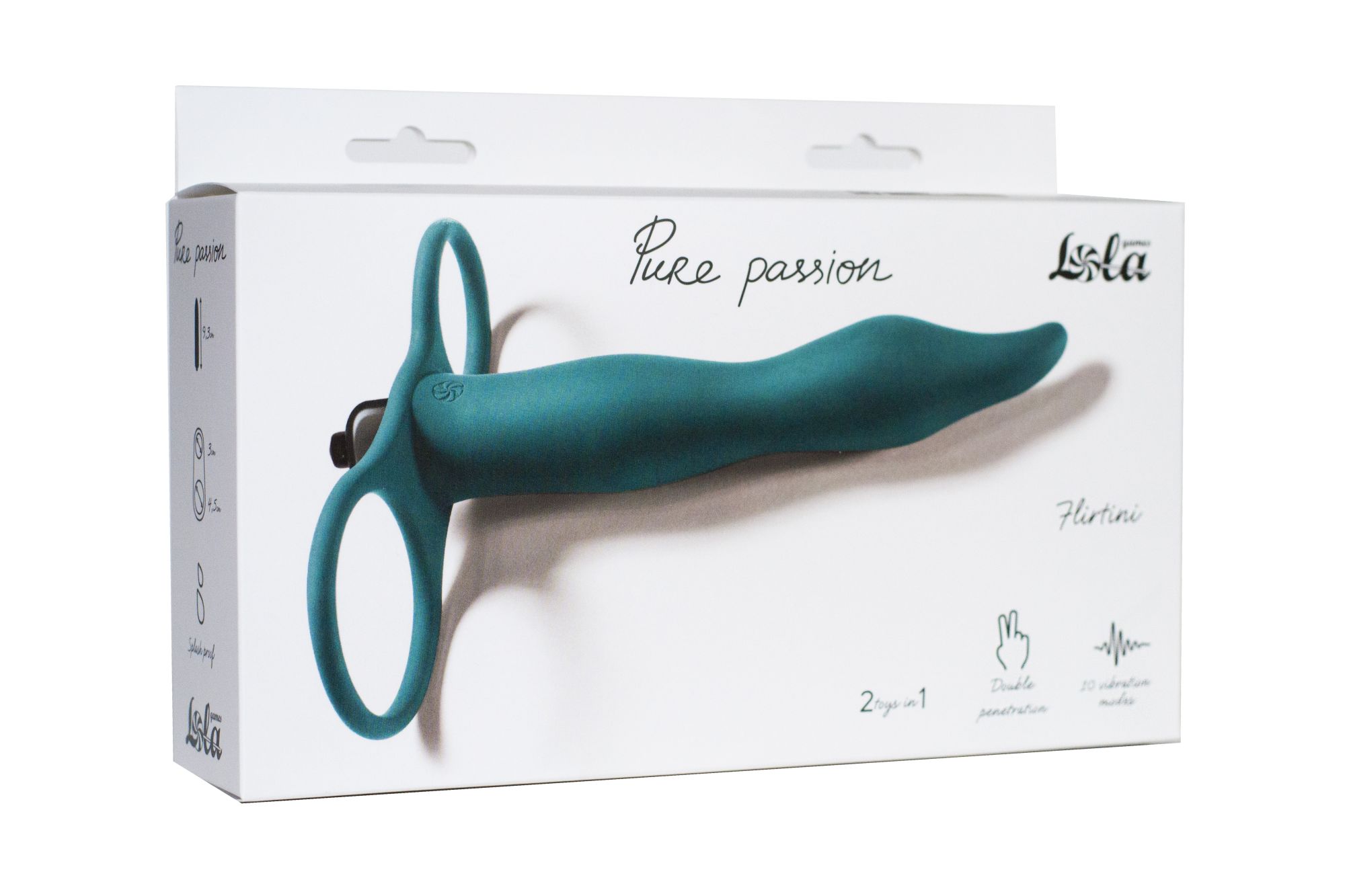вибронасадка для двойного проникновения pure passion flirtini green 1204-03lola в СПб