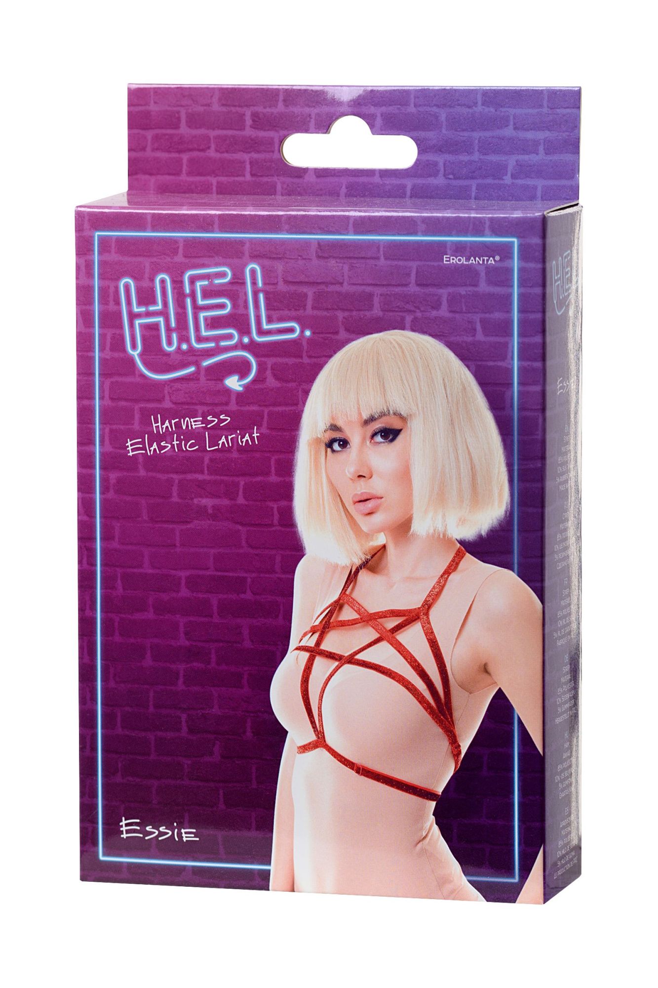 Эротическое стреп h.e.l. essie, текстиль, красный, os в СПб