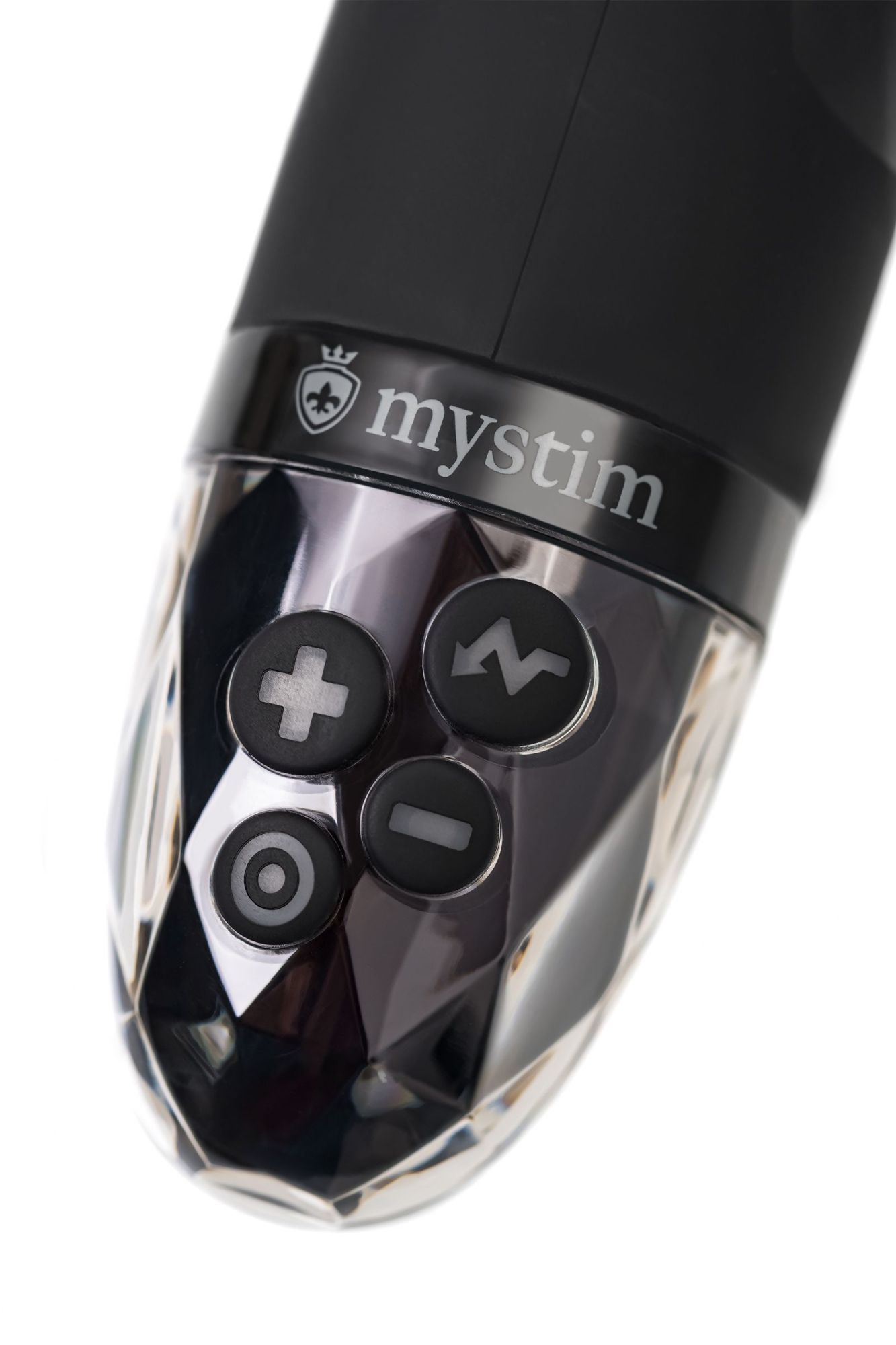 вибратор mystim sleak freak с электростимуляцией,силикон, черный, 14,5 см в СПб