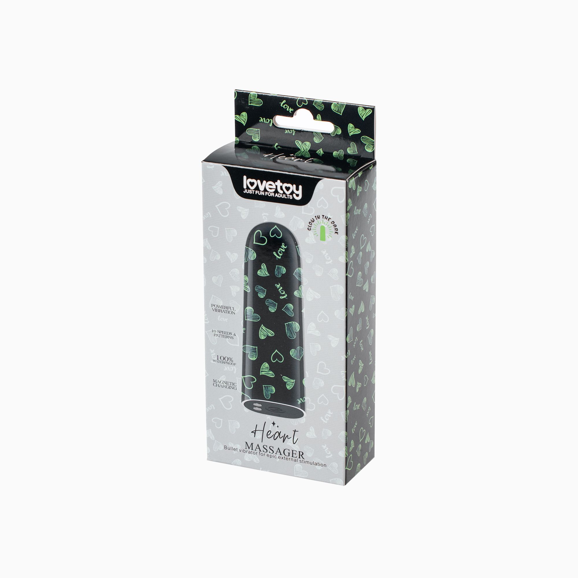  вибропуля lovetoy glow-in-the-dark heart_светится в темноте в СПб