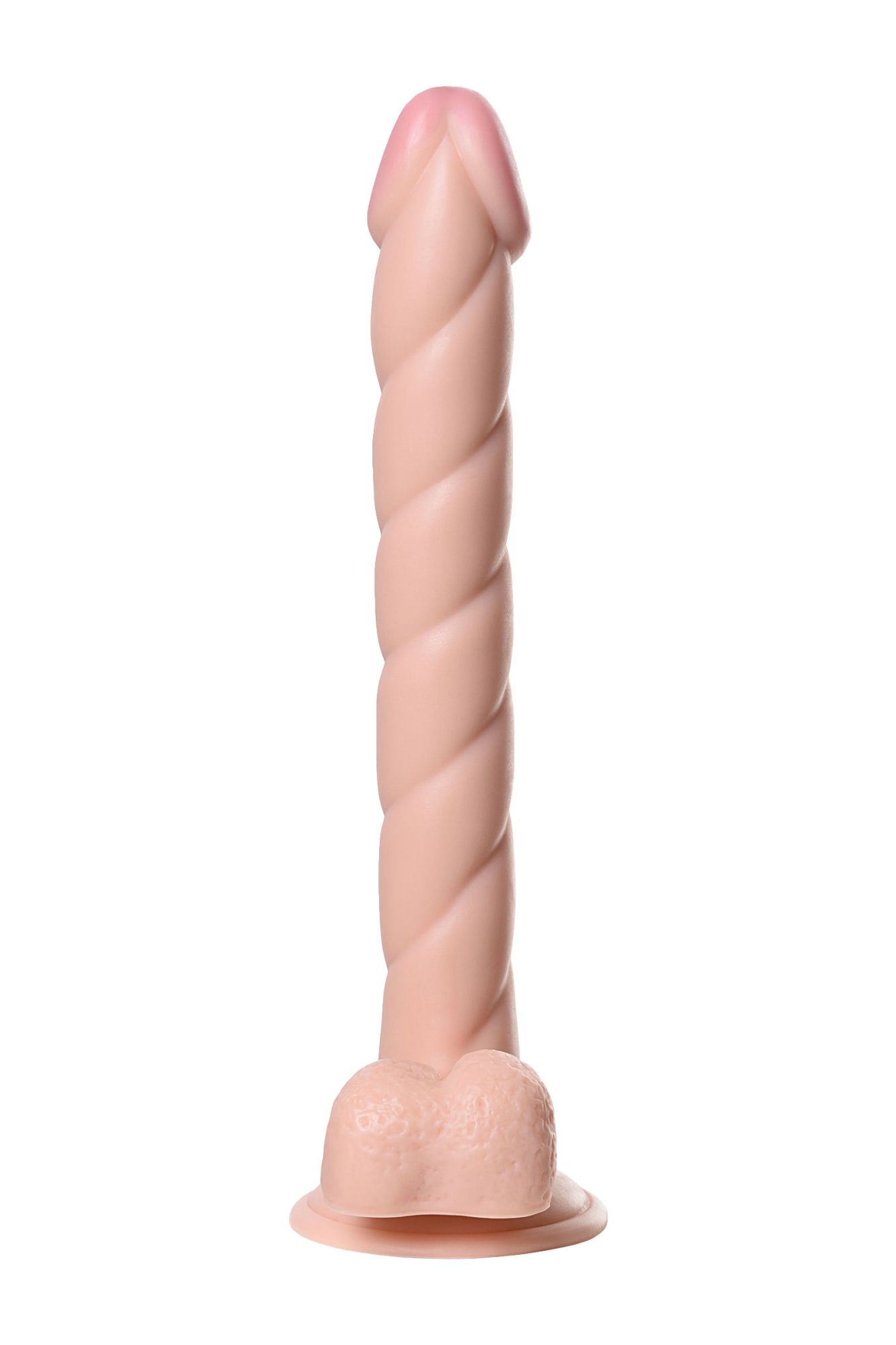 реалистичный фаллоимитатор toyfa realstick nude, pvc, телесный, 31,5 см в СПб