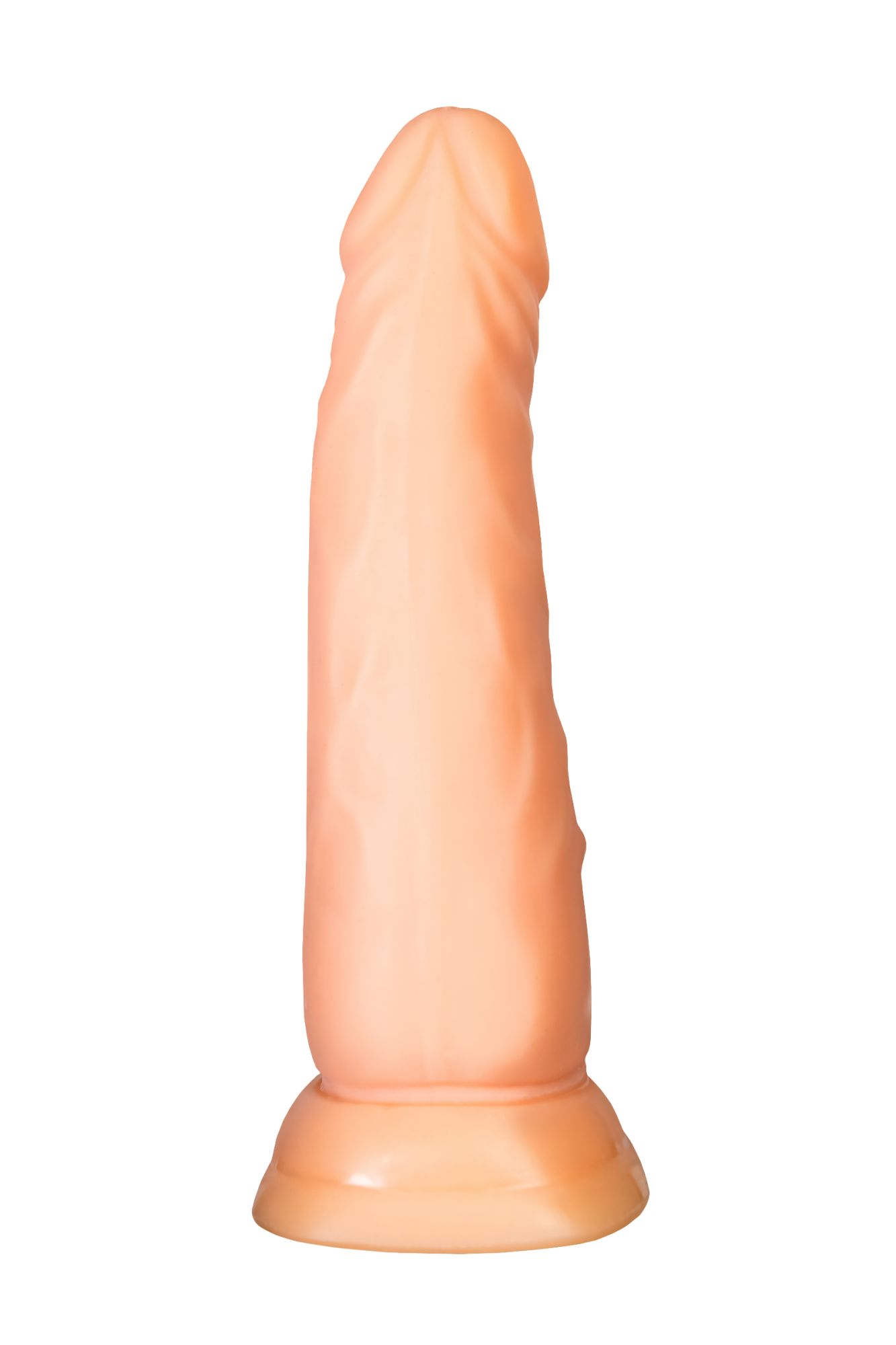реалистичный фаллоимитатор a-toys by toyfa, tpe, телесный, 18 см в СПб