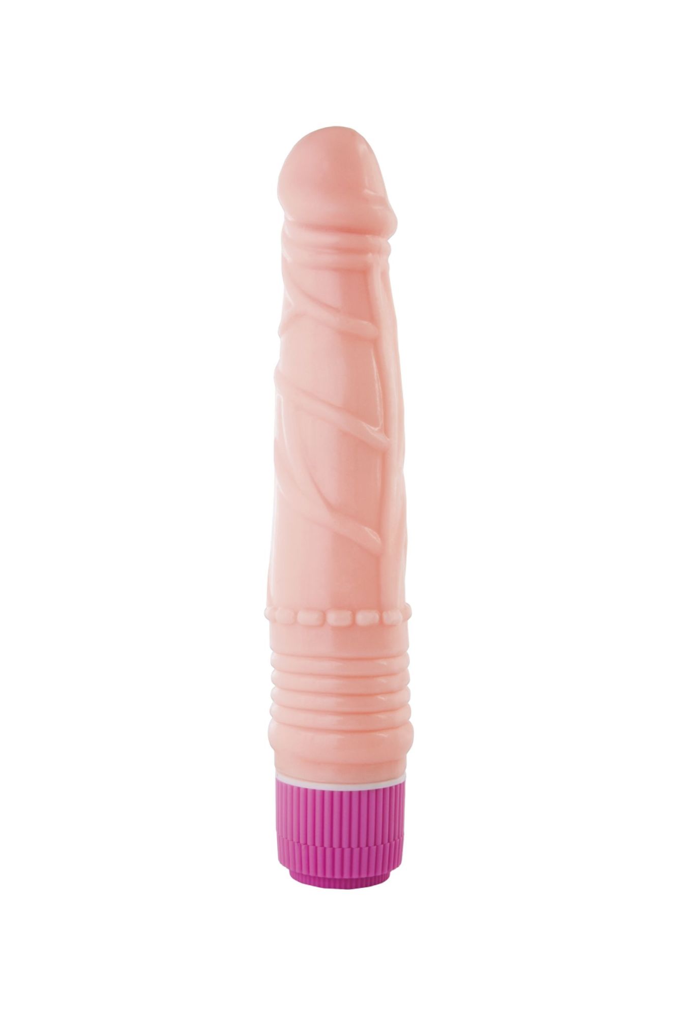 реалистичный вибратор toyfa a-toys ponk, pvc, телесный, 22 см в СПб