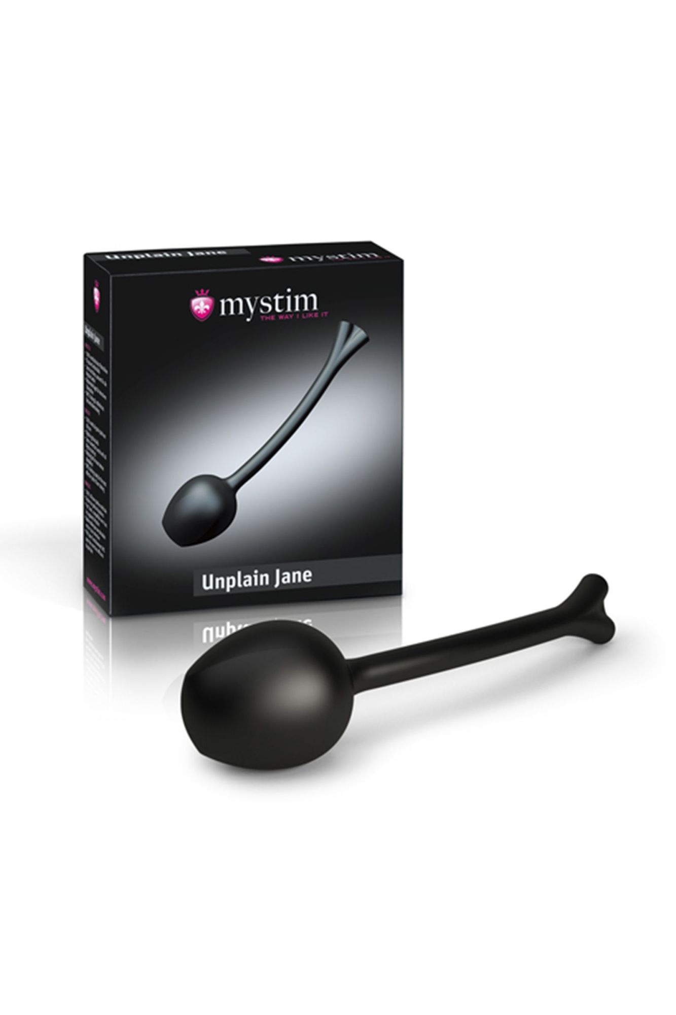 вагинальные шарики mystim mono unplain jane geisha balls, электростимуляция, силикон, черные, ø 3,3 в СПб