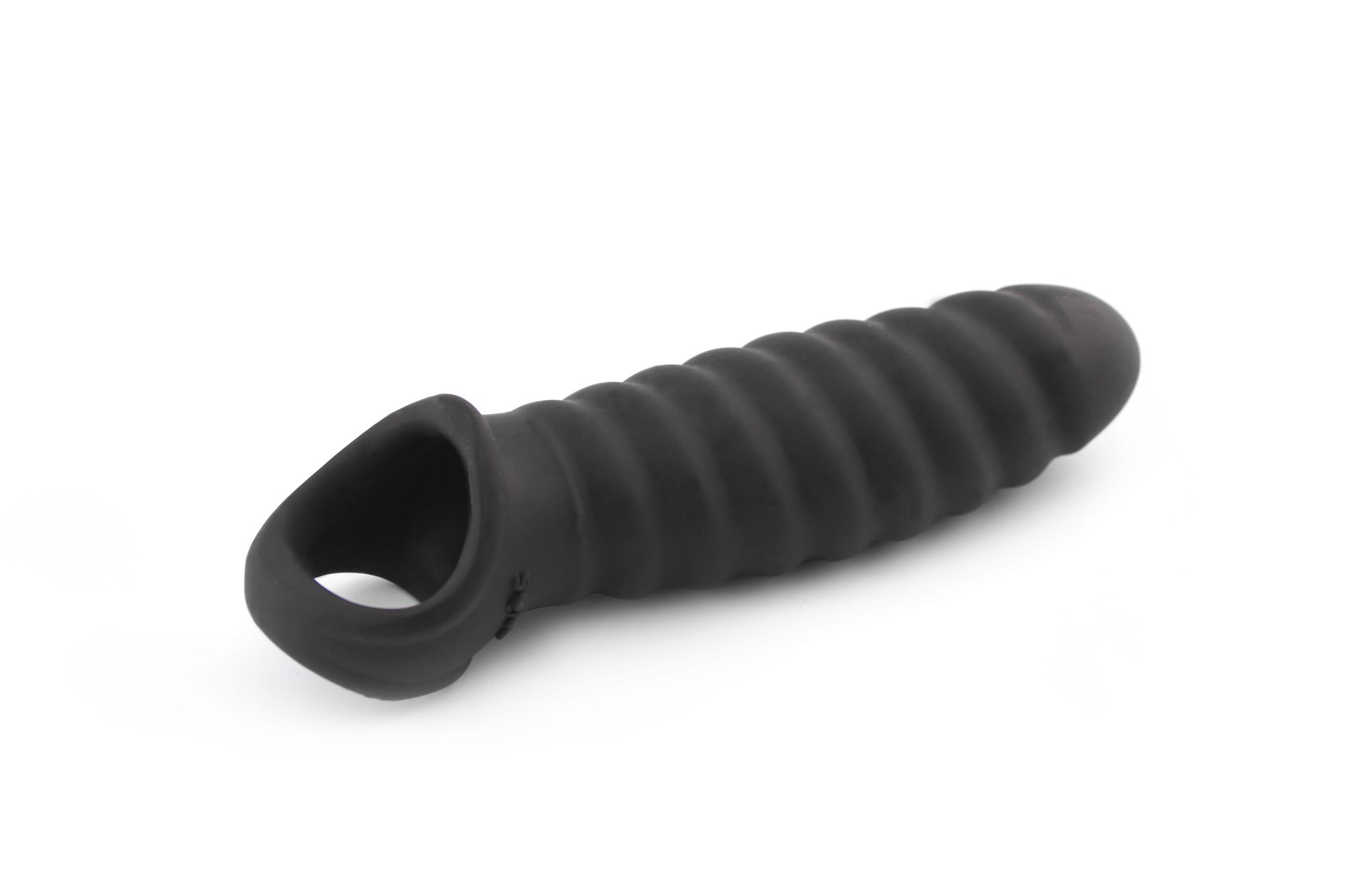 увеличивающая насадка на пенис закрытого типа no.32 - stretchy penis extension - black в СПб