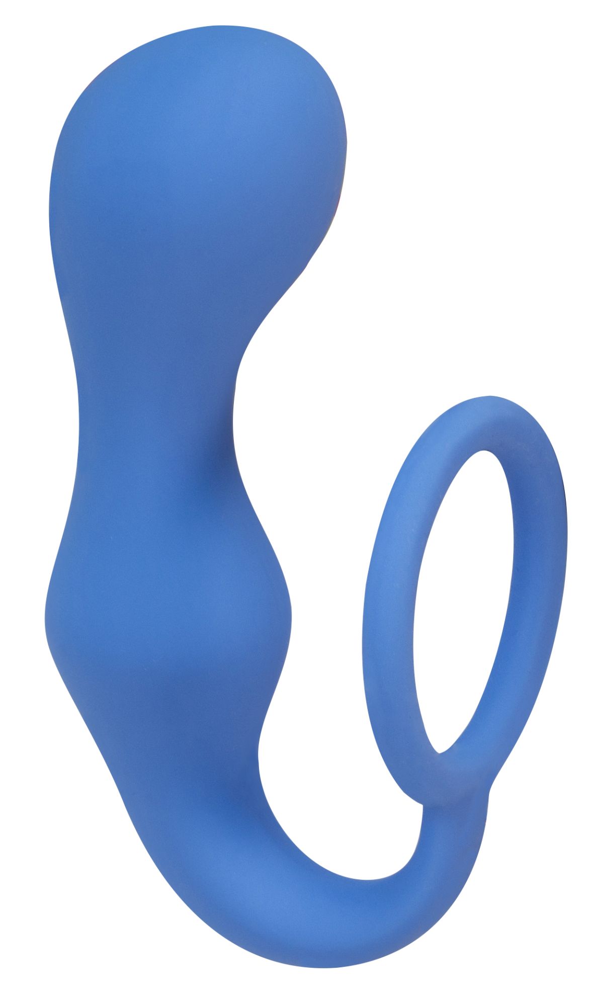 эрекционное кольцо с анальной пробкой double pleasure anal plug blue  4217-03lola в СПб