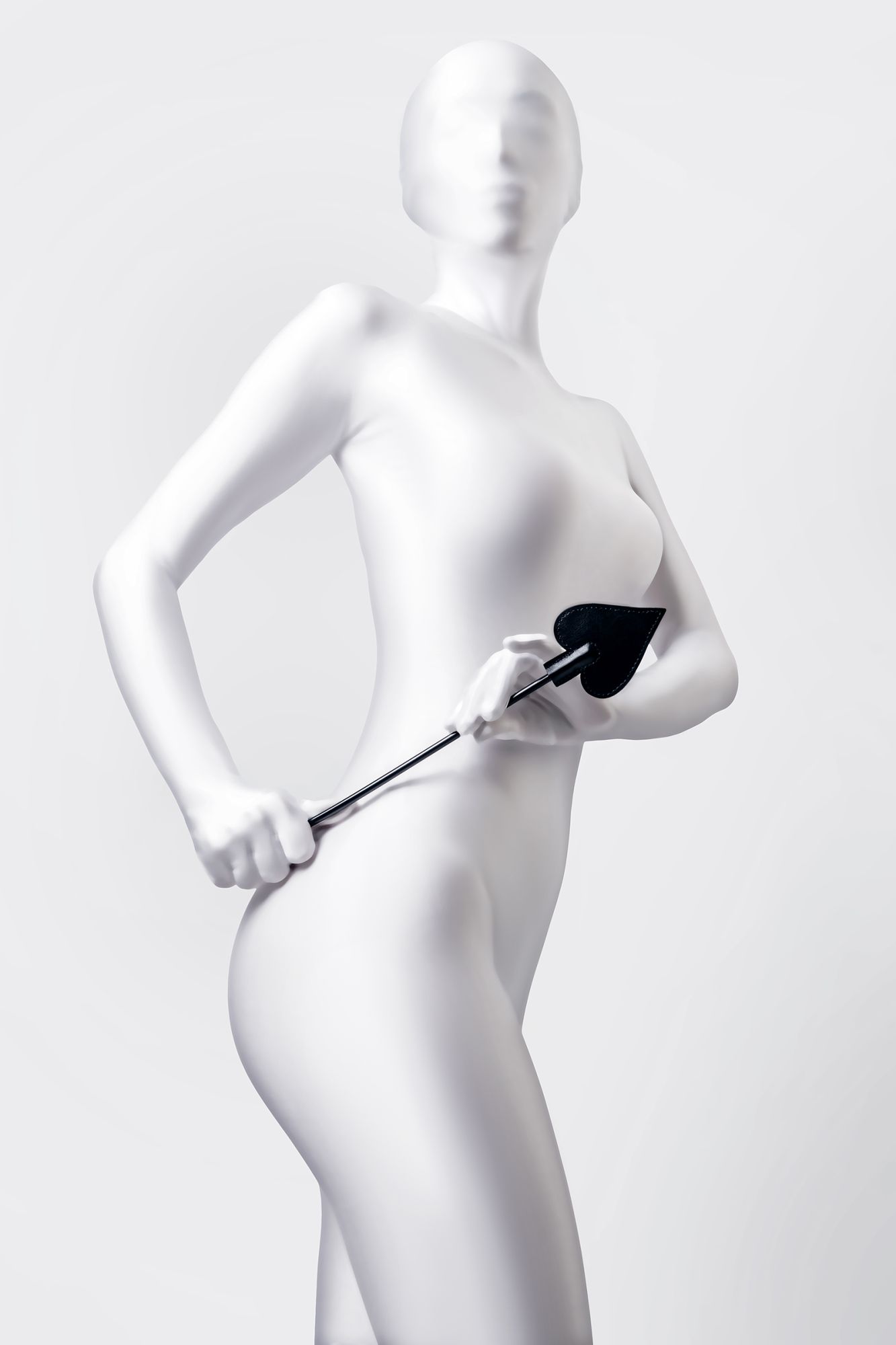стек anonymo #0007, pu кожа, черный, 36 см в СПб