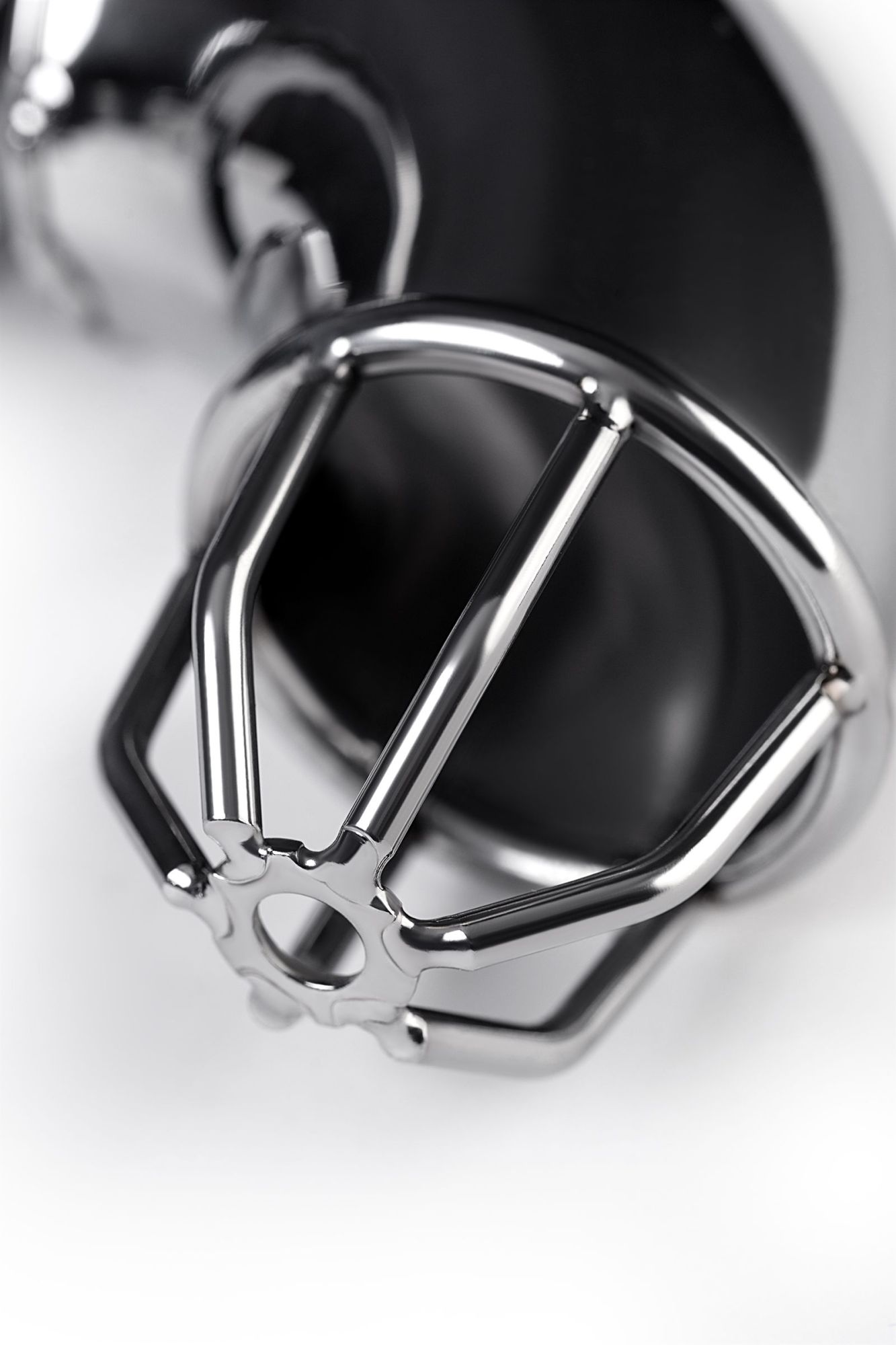 пояс верности мужской toyfa metal с открытой головкой, серебряный, 13 см в СПб