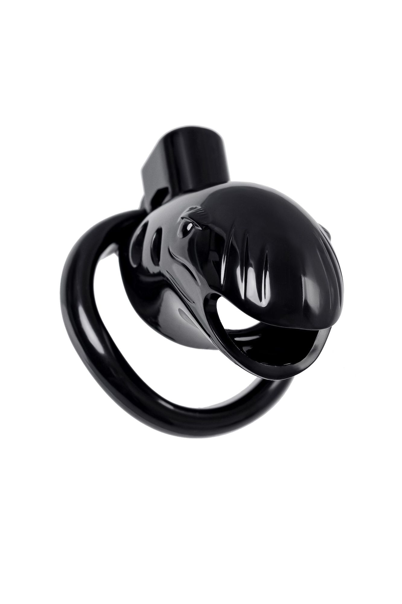 пояс верности мужской black&red by toyfa, abs пластик, черный, 10 см в СПб