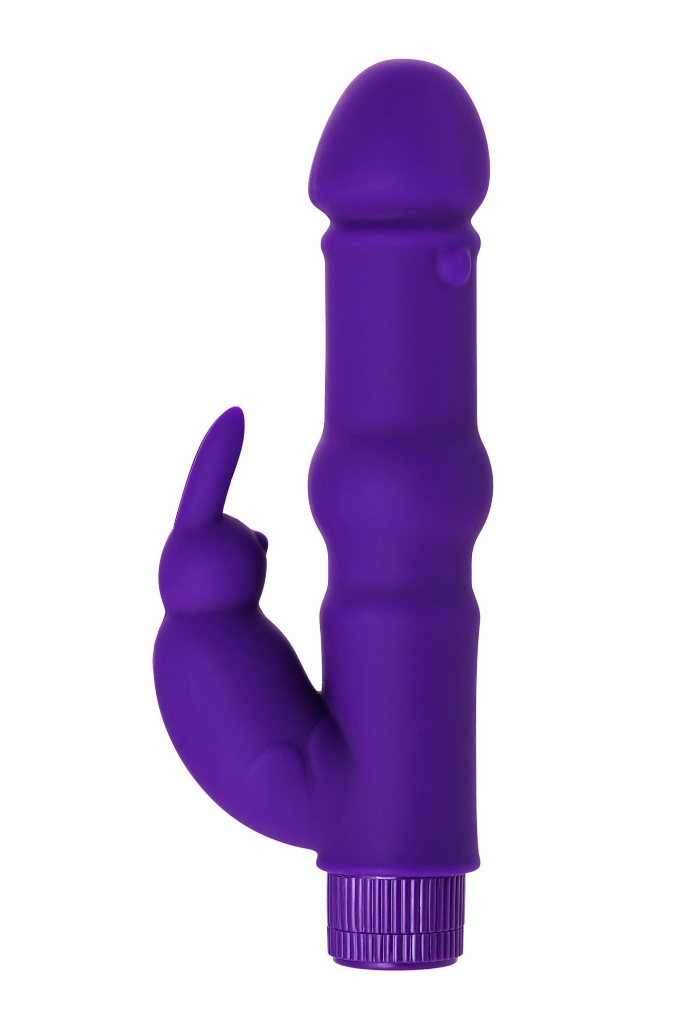 нереалистичный вибратор toyfa a-toys, силикон, фиолетовый, 18 см в СПб