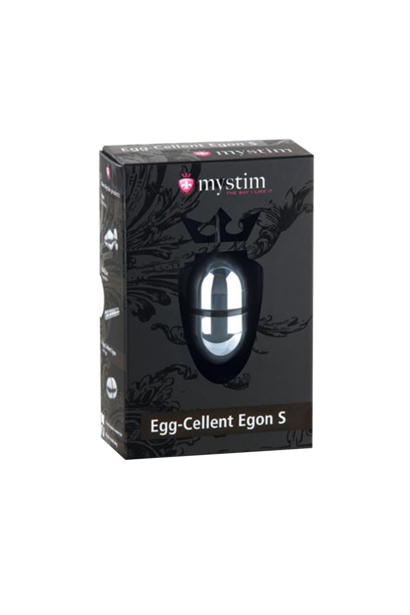 электростимулятор яйцо mystim egg-cellent egon s, хирургическая сталь, серебряный, 5.5 см в СПб