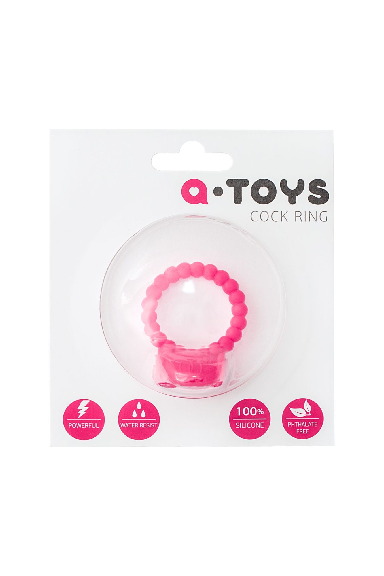 эрекционное кольцо на пенис toyfa a-toys, силикон, розовый, ø 3,5 см в СПб