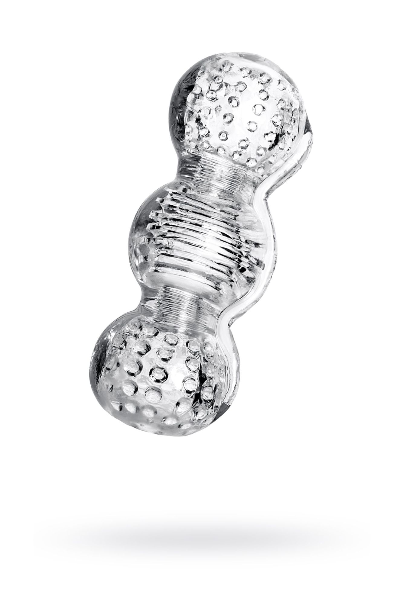 мастурбатор нереалистичный lingam by toyfa rashmi, tpe, прозрачный, 15,5 см в СПб