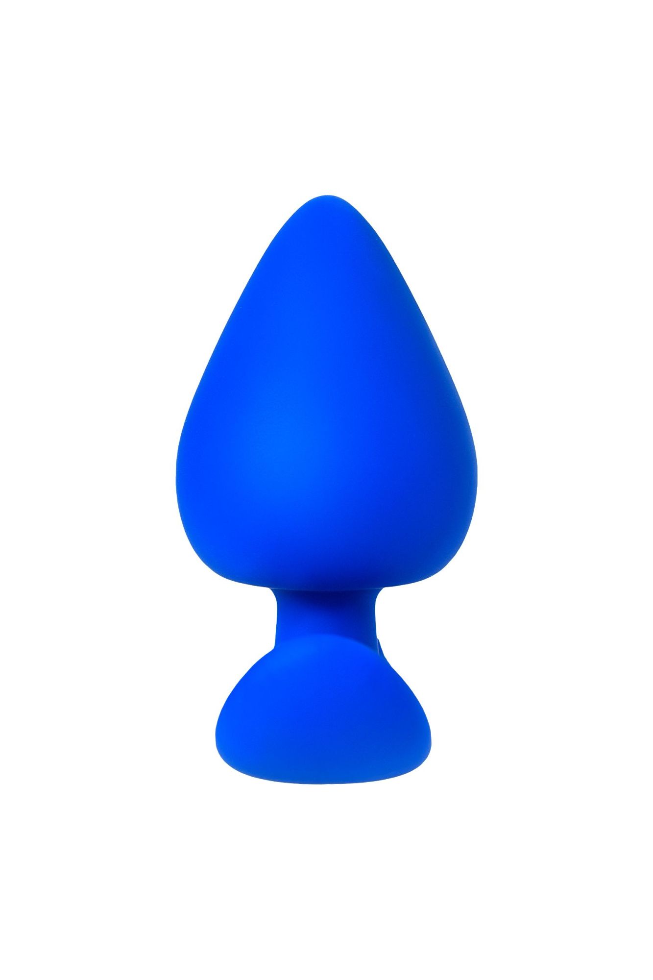 анальная пробка a-toys by toyfa nosh, силикон, синяя, 8,3 см в СПб