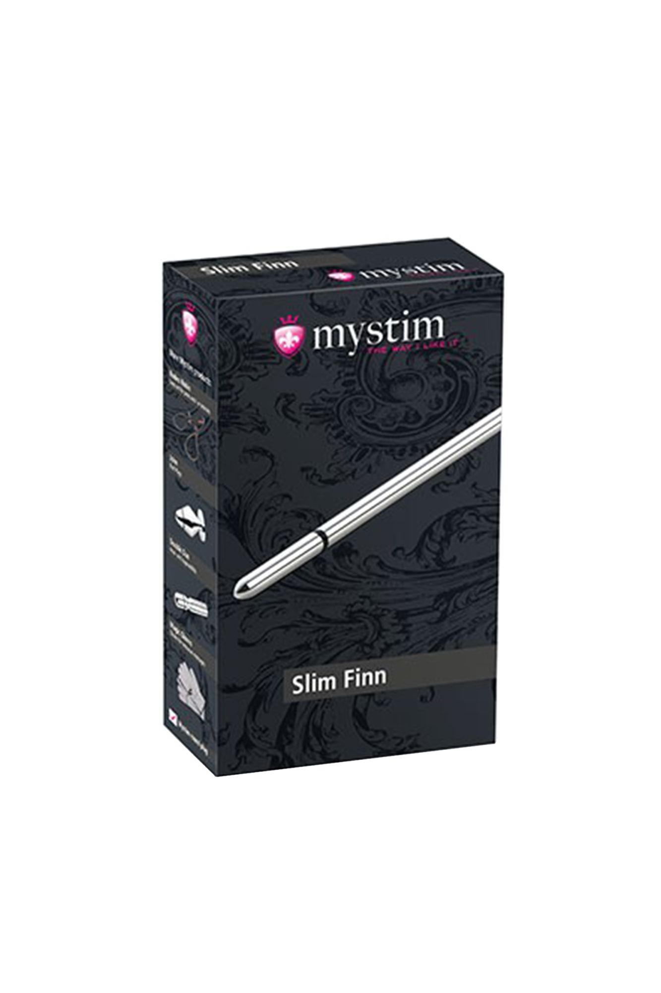 электростимулятор уретры mystim slim finn, хирургическая сталь, серебряный, 15 см в СПб