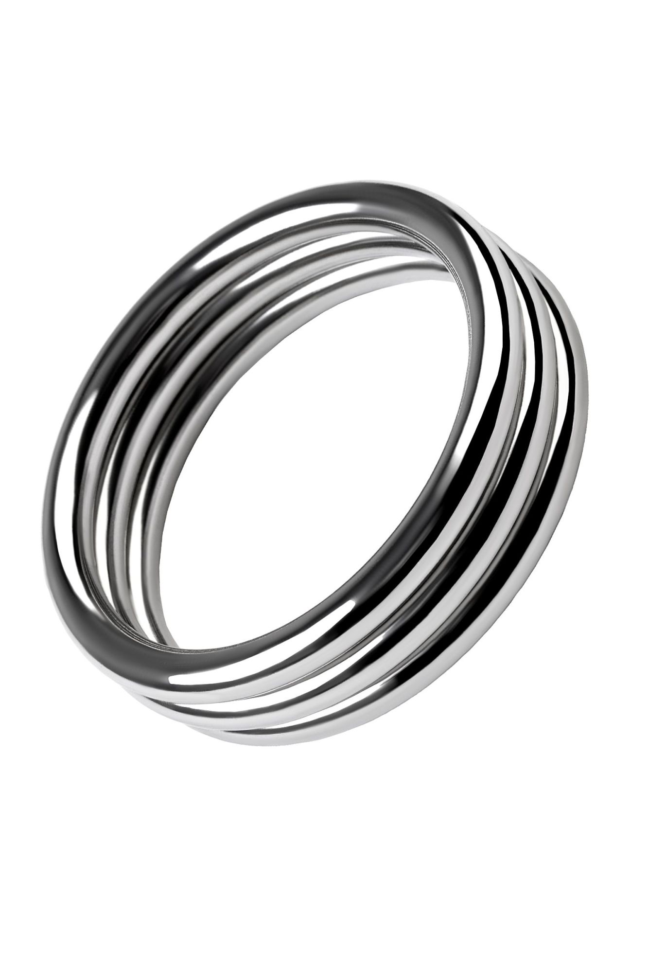 кольцо на пенис toyfa metal, серебряное, ø 4,8 см в СПб