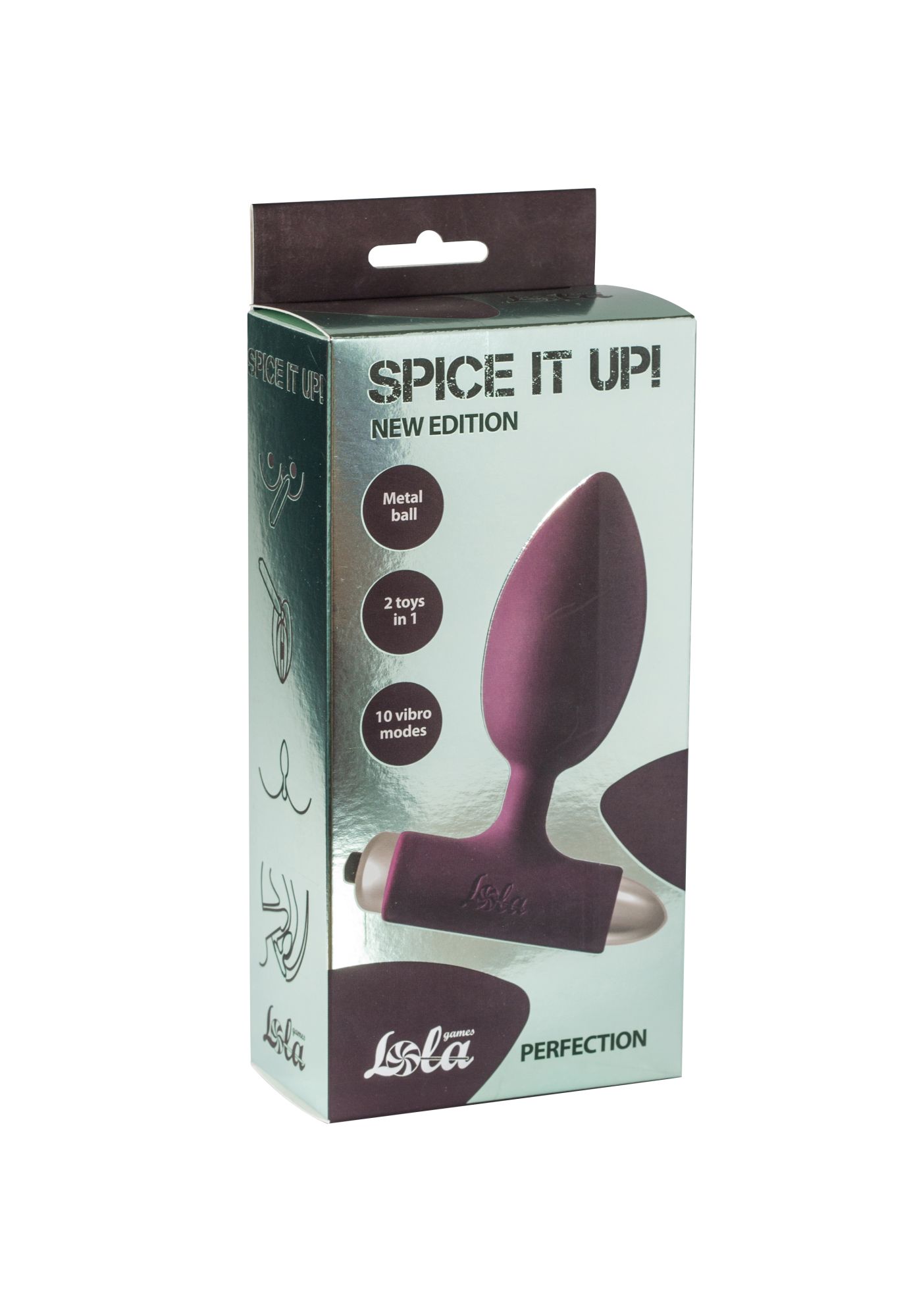 анальная пробка с вибрацией spice it up new edition perfection wine red 8014-03lola в СПб