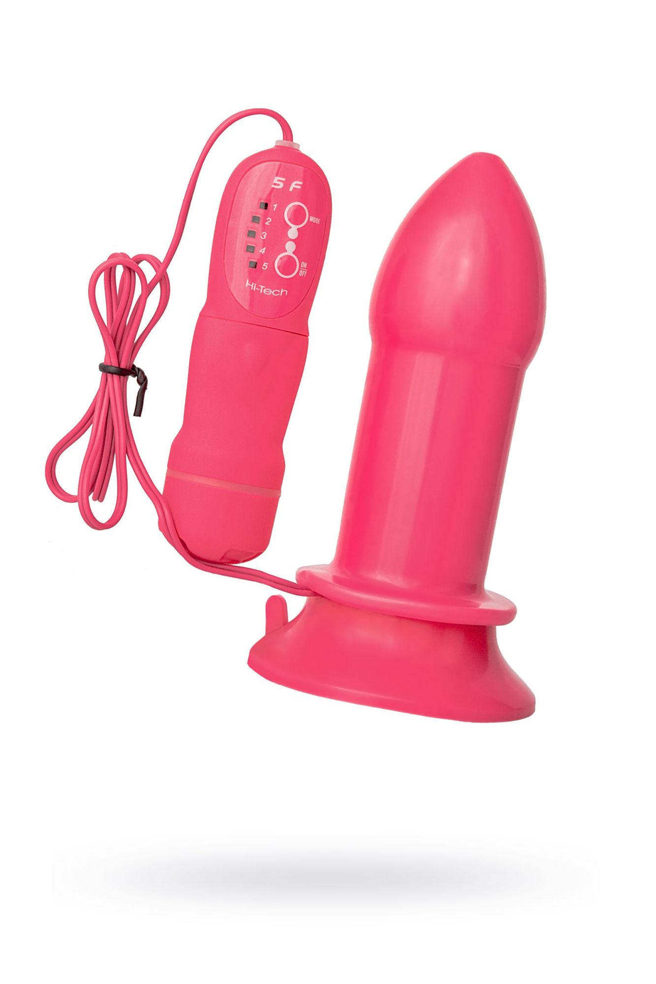 анальная втулка toyfa popo pleasure, tpr, розовая, 13 см в СПб