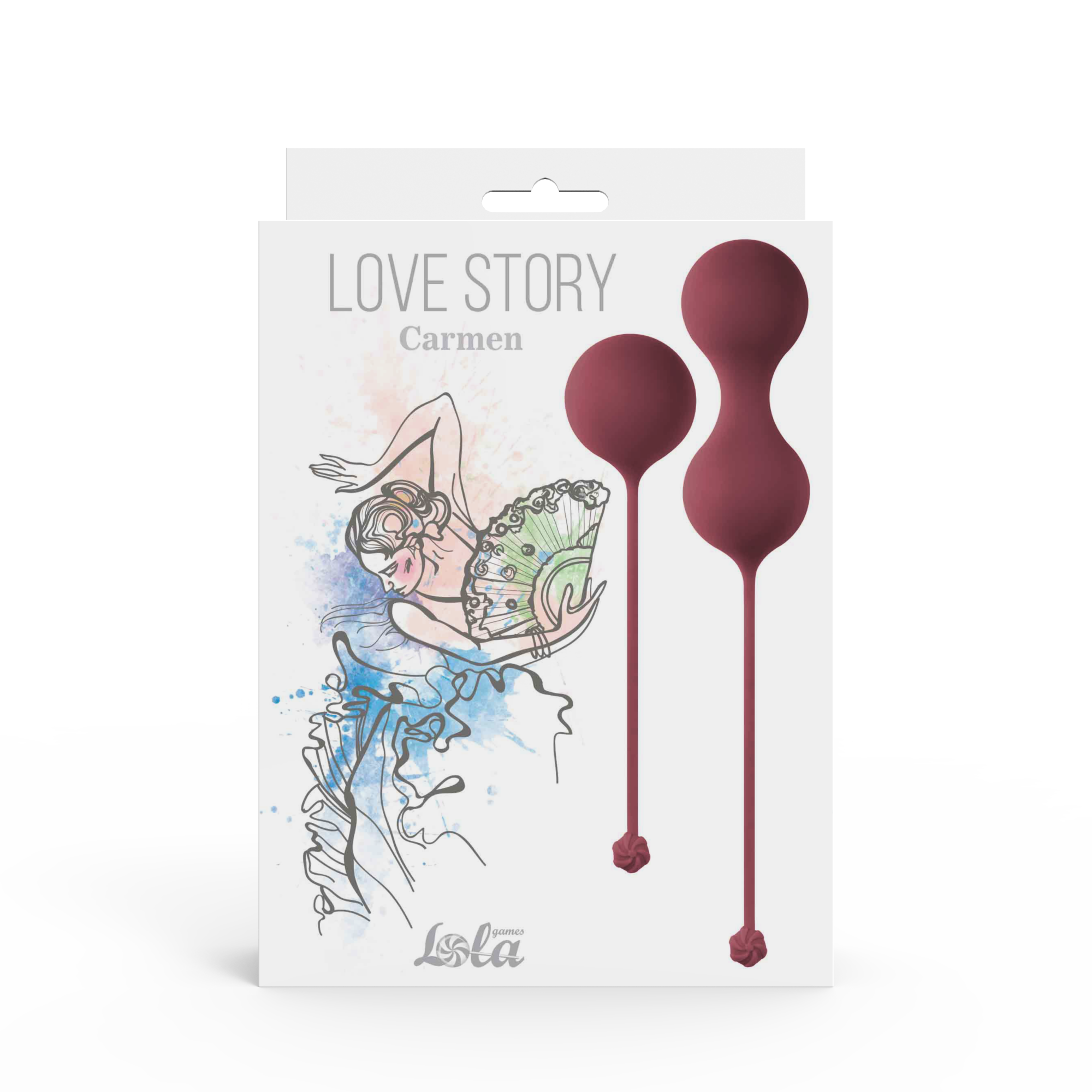 набор вагинальных шариков love story carmen wine red 3011-02lola в СПб