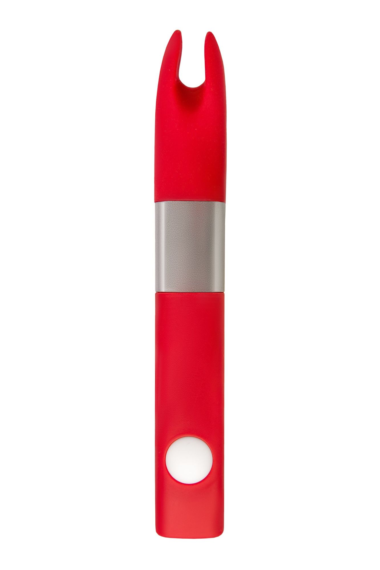 вибратор клиторальный qvibry 4gb usb памяти, силикон, красный, 12 см в СПб