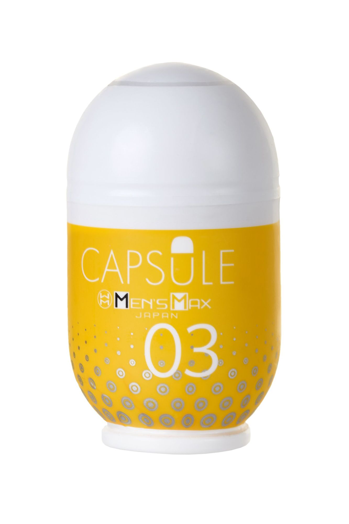 мастурбатор нереалистичный mensmax capsule 03 kanoko, tpe, желтый, 8 см в СПб