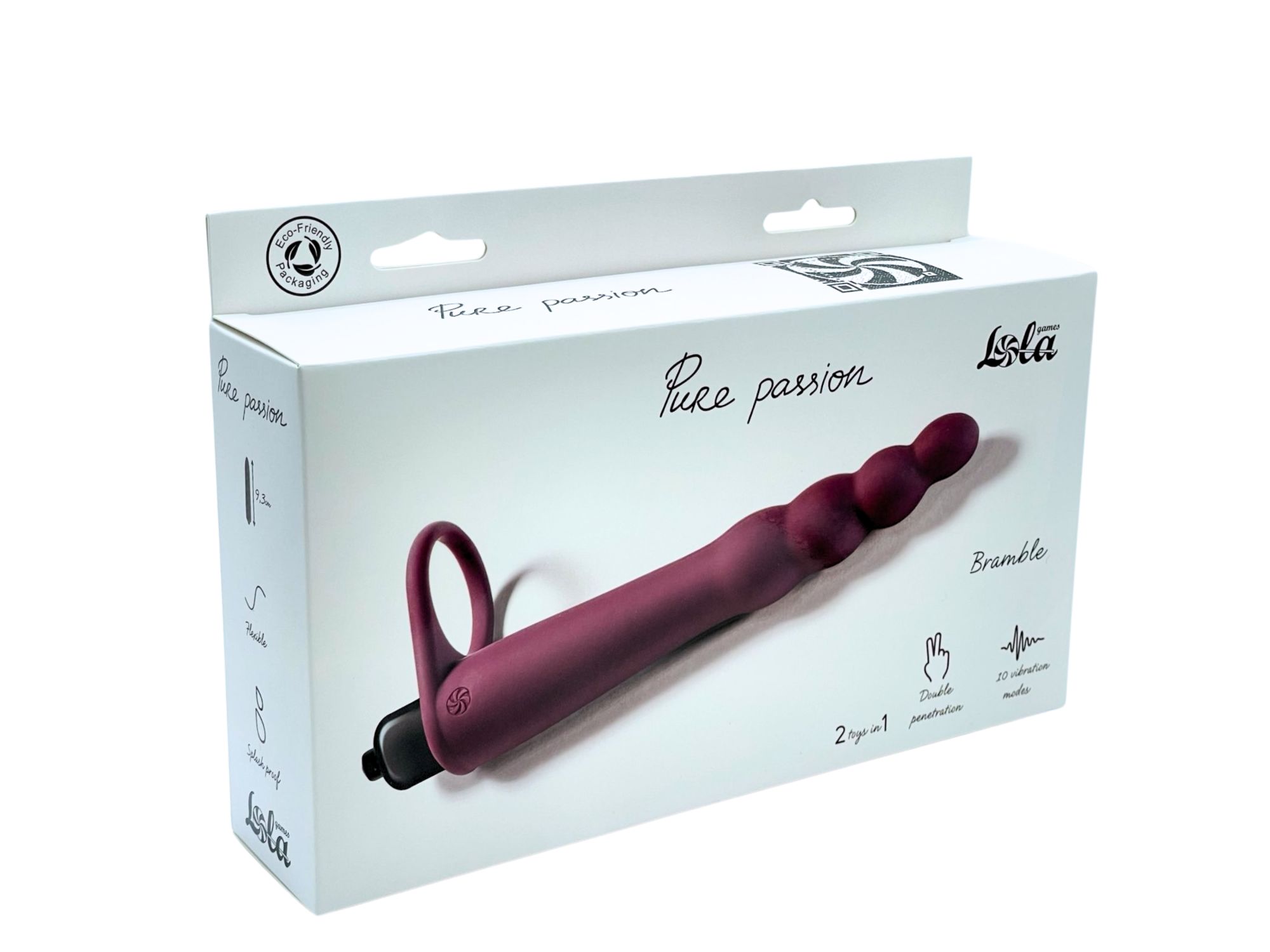 вибронасадка для двойного проникновения pure passion bramble wine red 1201-02lola в СПб