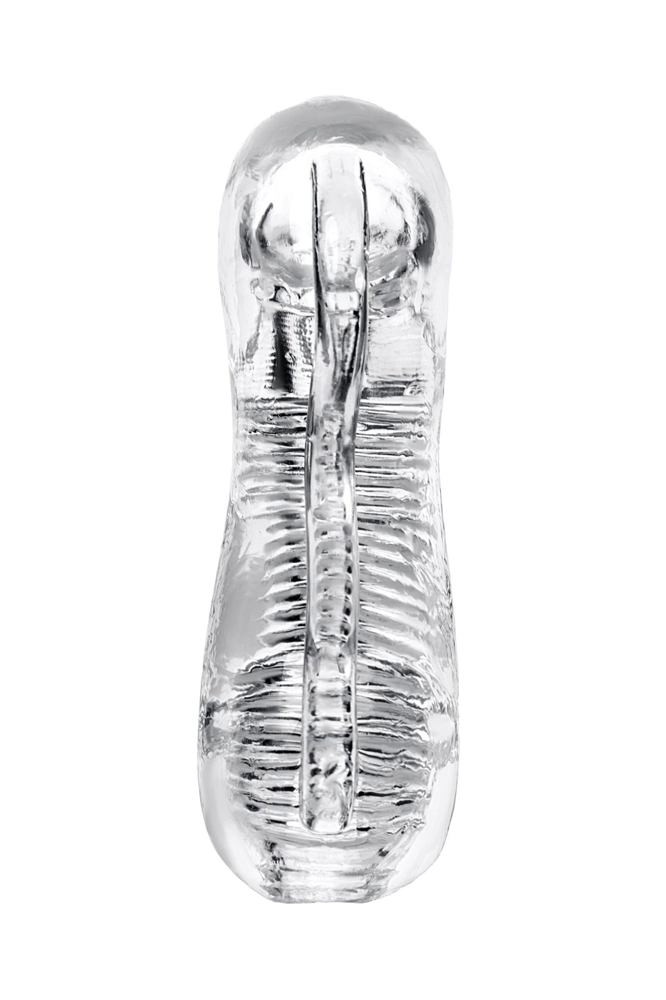 мастурбатор нереалистичный lingam by toyfa indira, tpe, прозрачный, 14 см в СПб