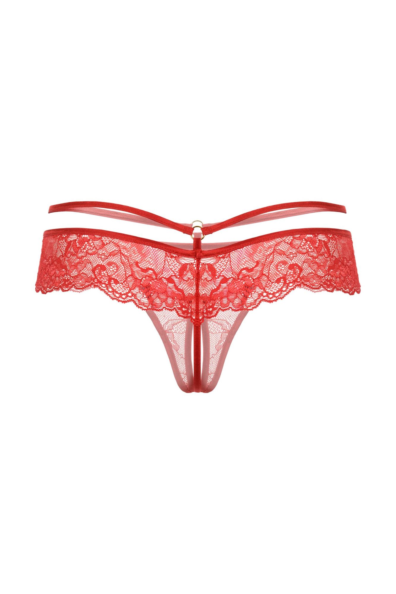 Эротическое стринги softline collection, красный, s/m в СПб
