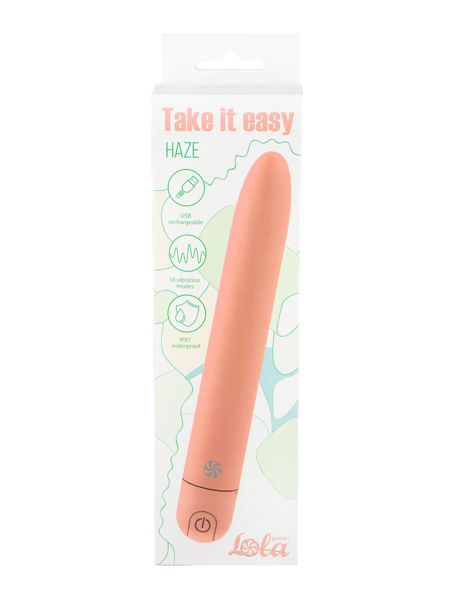 перезаряжаемый вибратор take it easy haze peach 9025-01lola в СПб