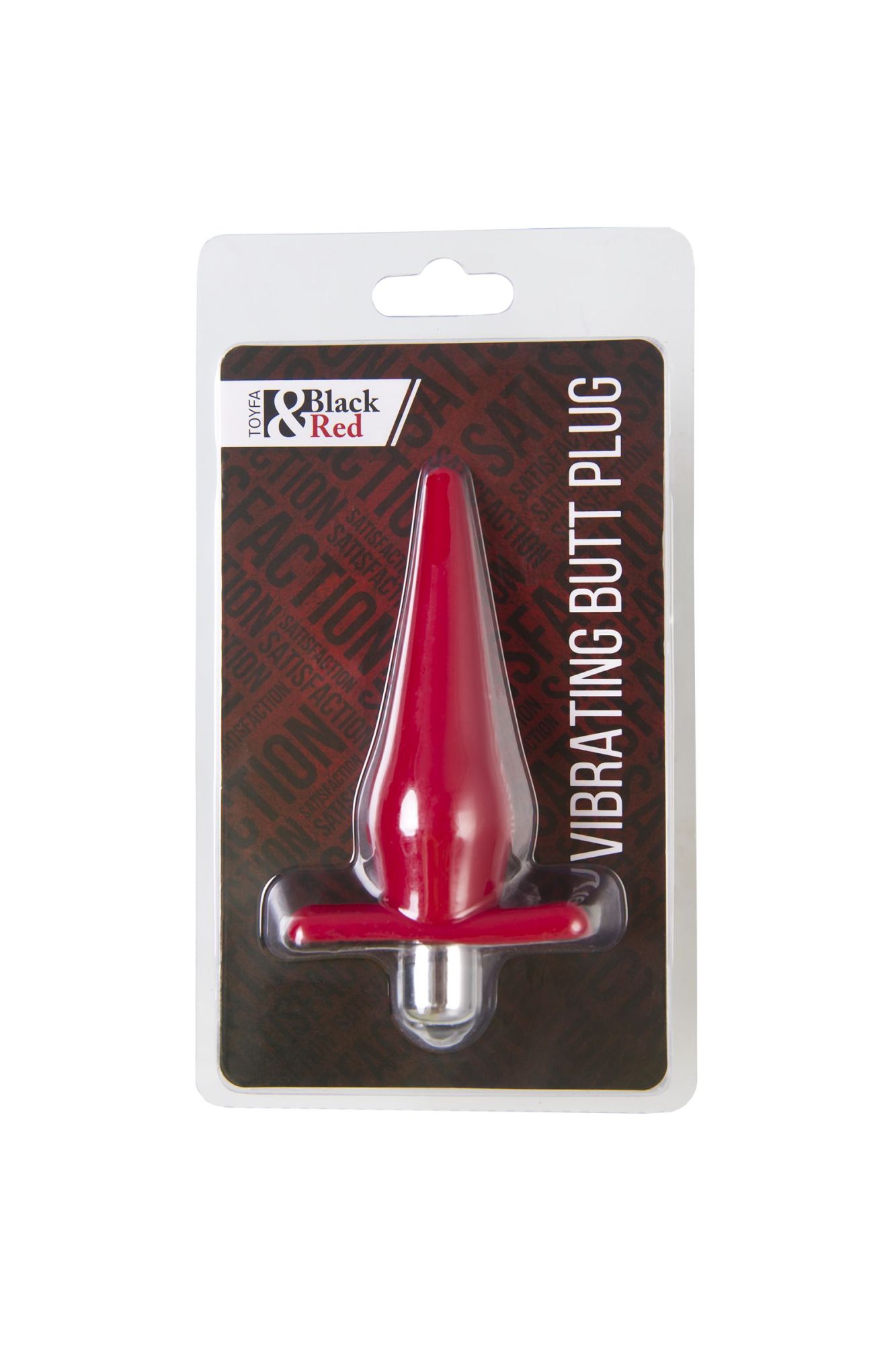 анальная втулка black&red by toyfa, tpe, красный, 12,7 см, ø 3 см в СПб