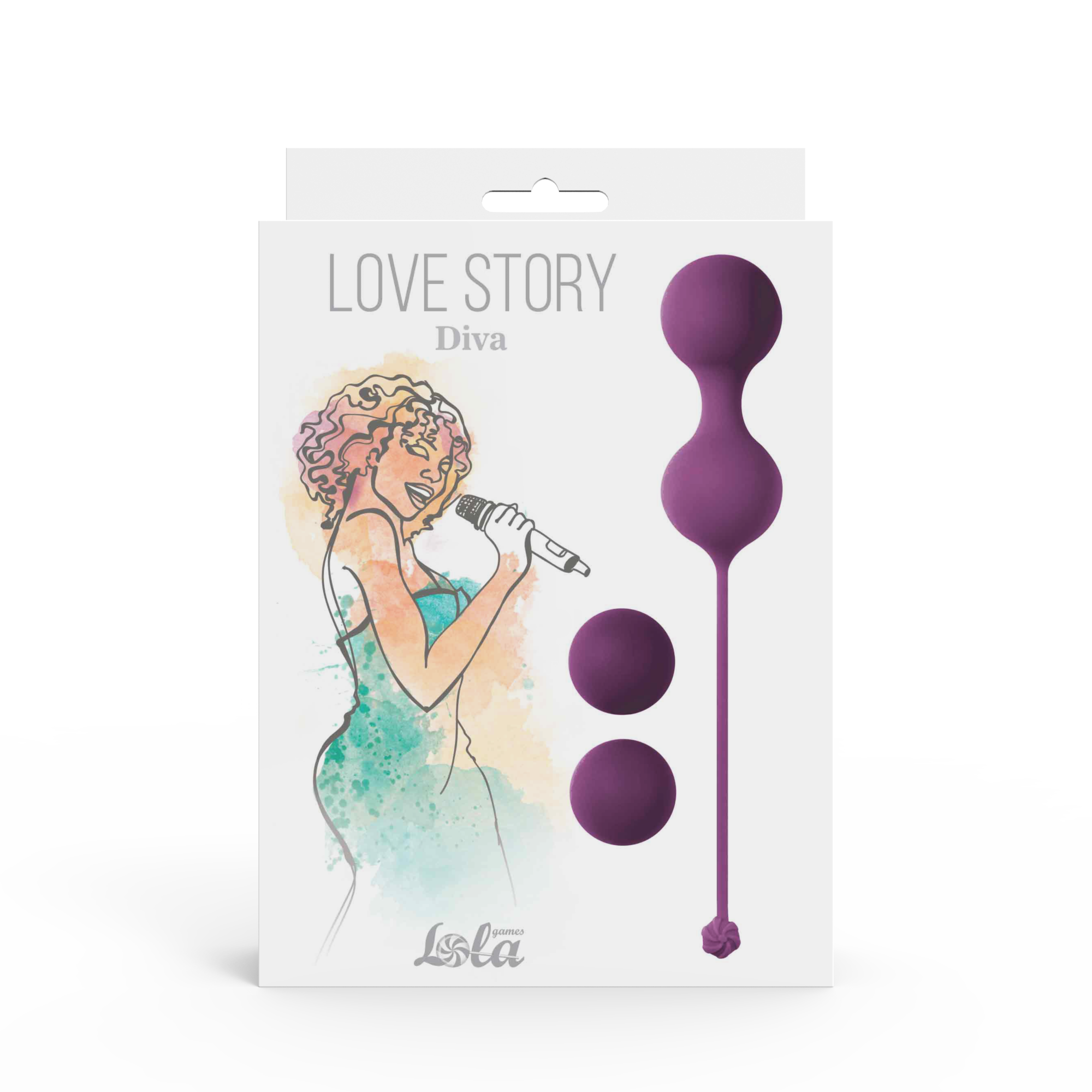 набор вагинальных шариков love story diva lavender sunset 3012-03lola в СПб