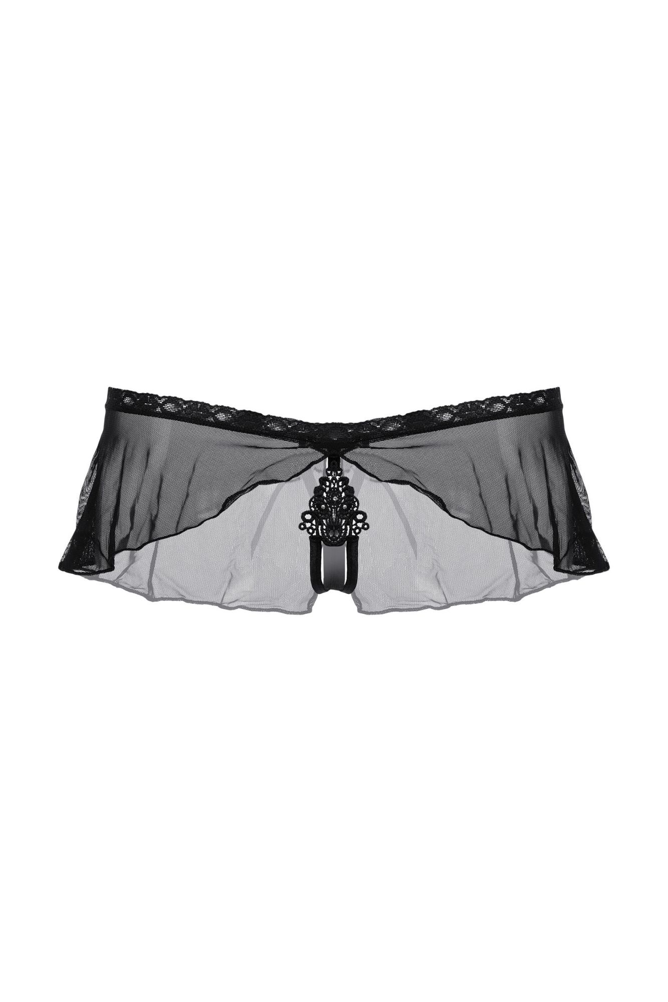 Эротическое стринги с юбочкой softline collection, черный, m/l в СПб